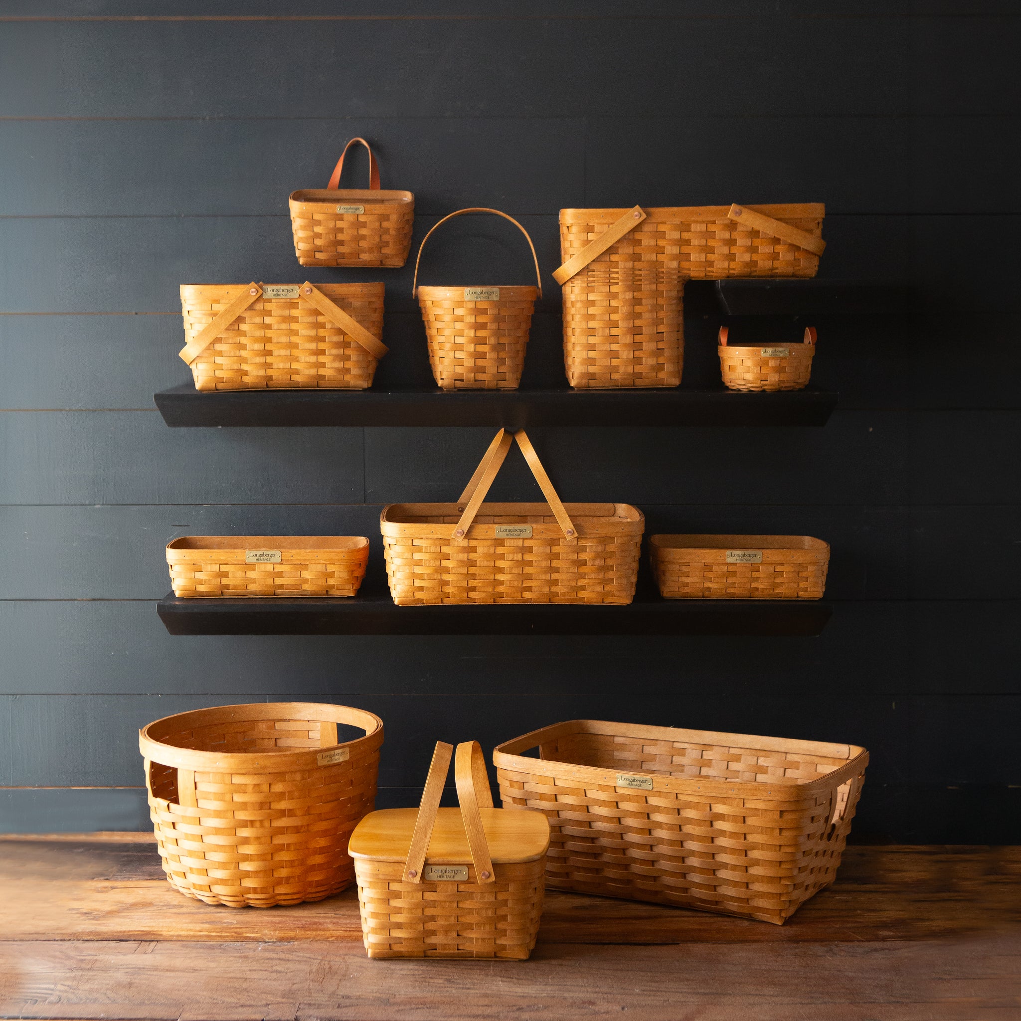 Collector's Heritage Rectangle Laundry Basket - Warm Brown - Image 5