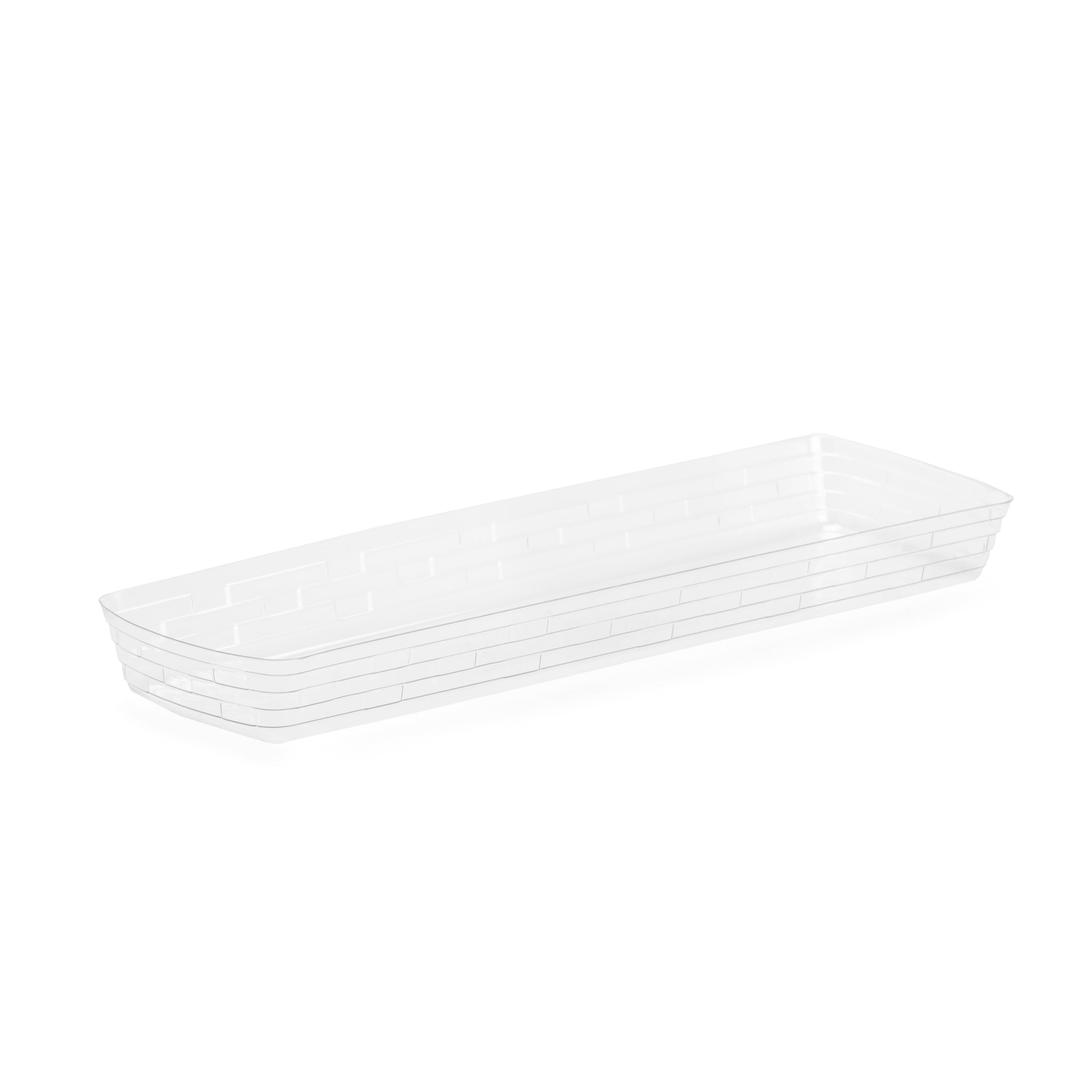 1896 Long Rectangle Serving Basket with Protector - Black - Image 2