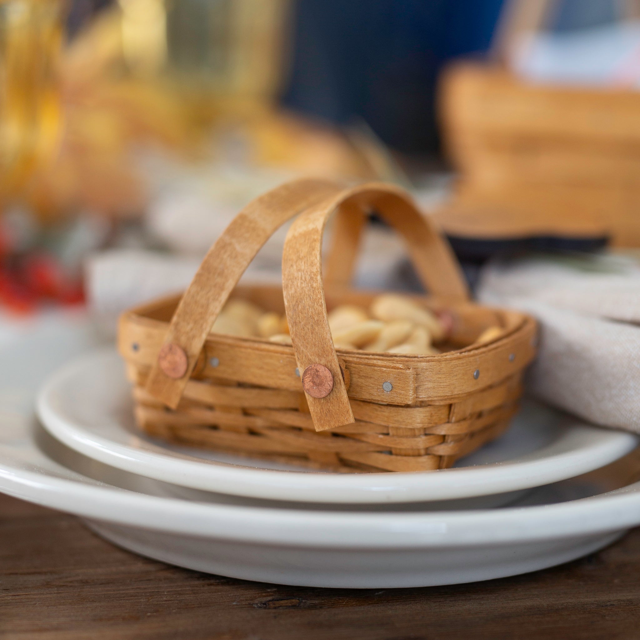 Miniature Gathering Basket - Warm Brown - Image 2