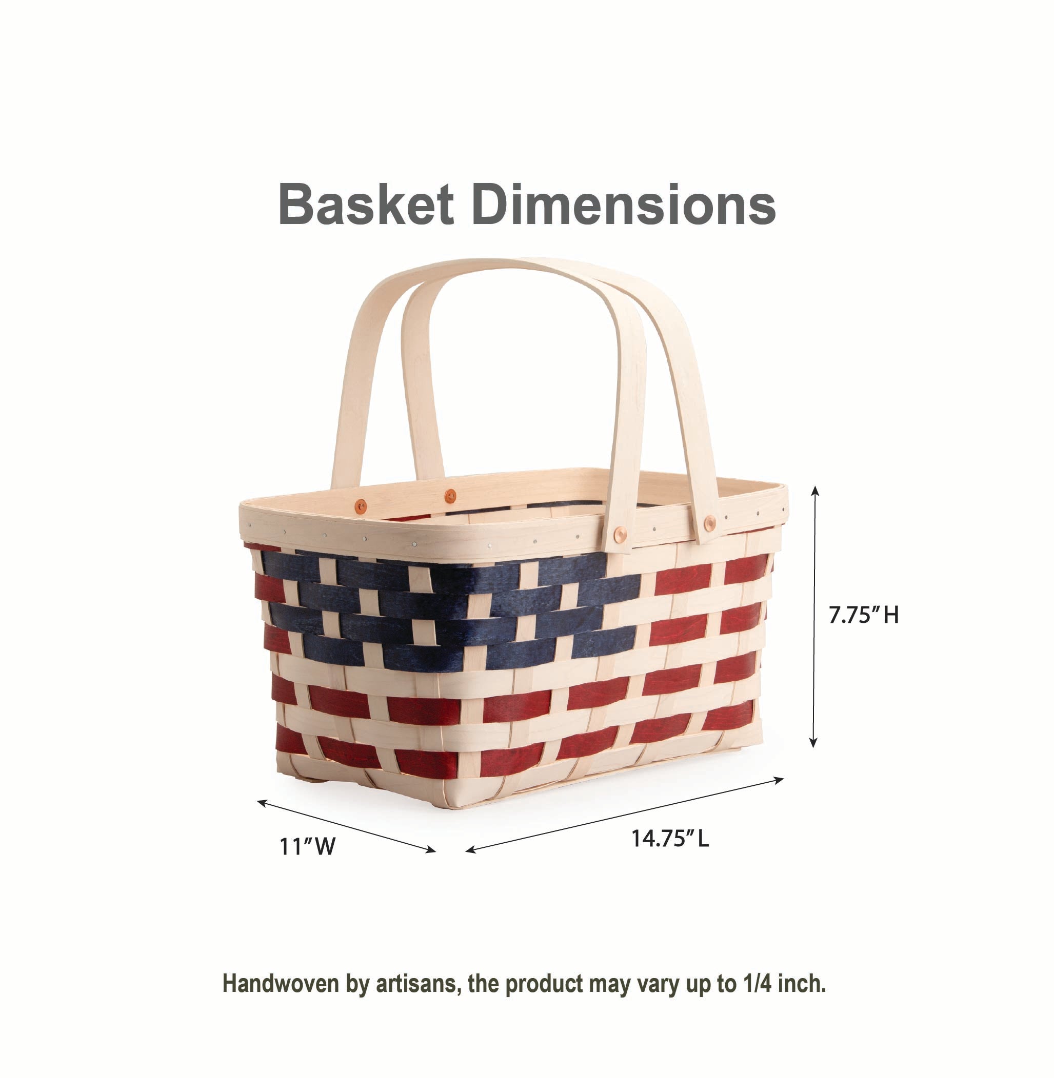 Americana Medium Market Basket with Protector - Image 2