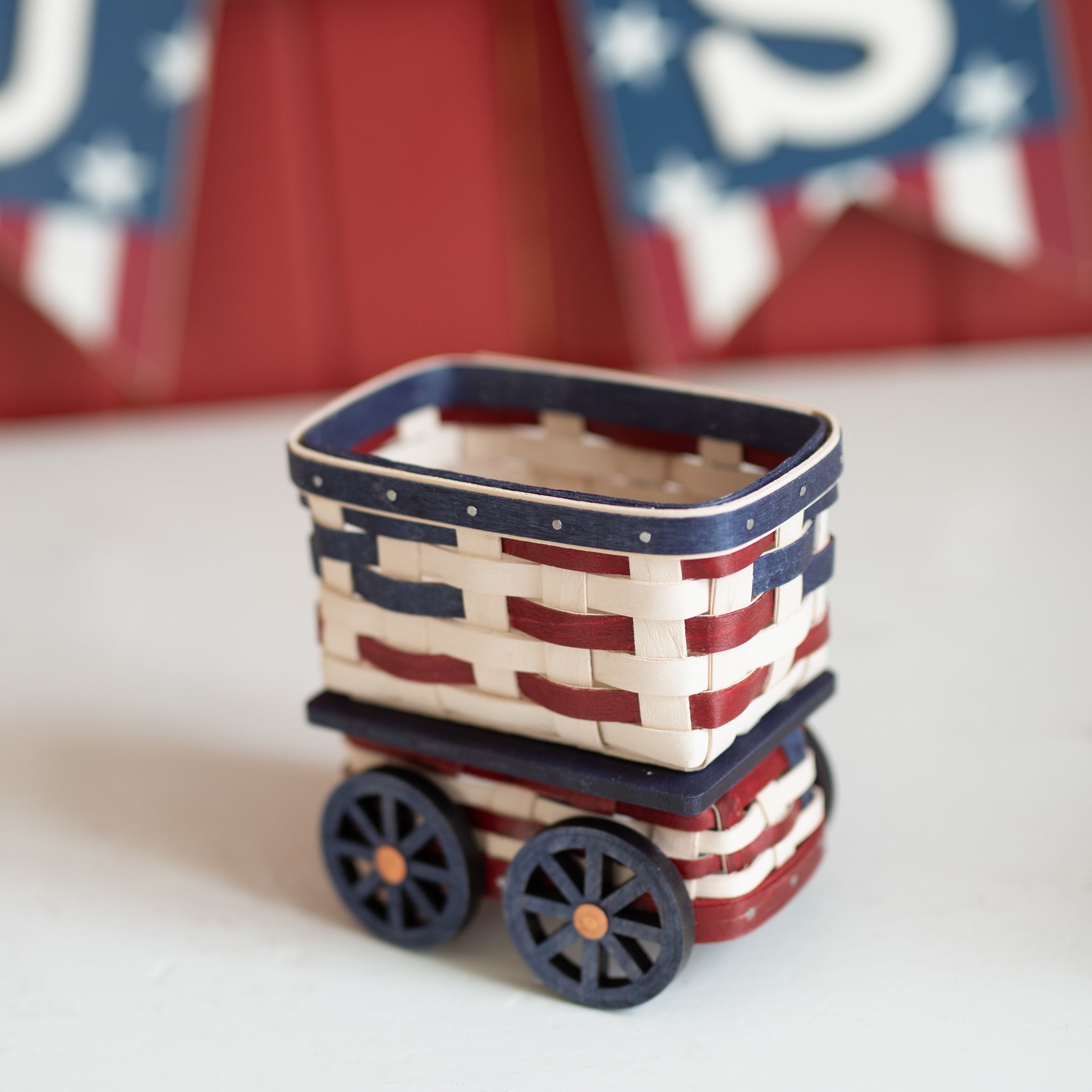 Americana Longaberger USA Tender Car - Image 3