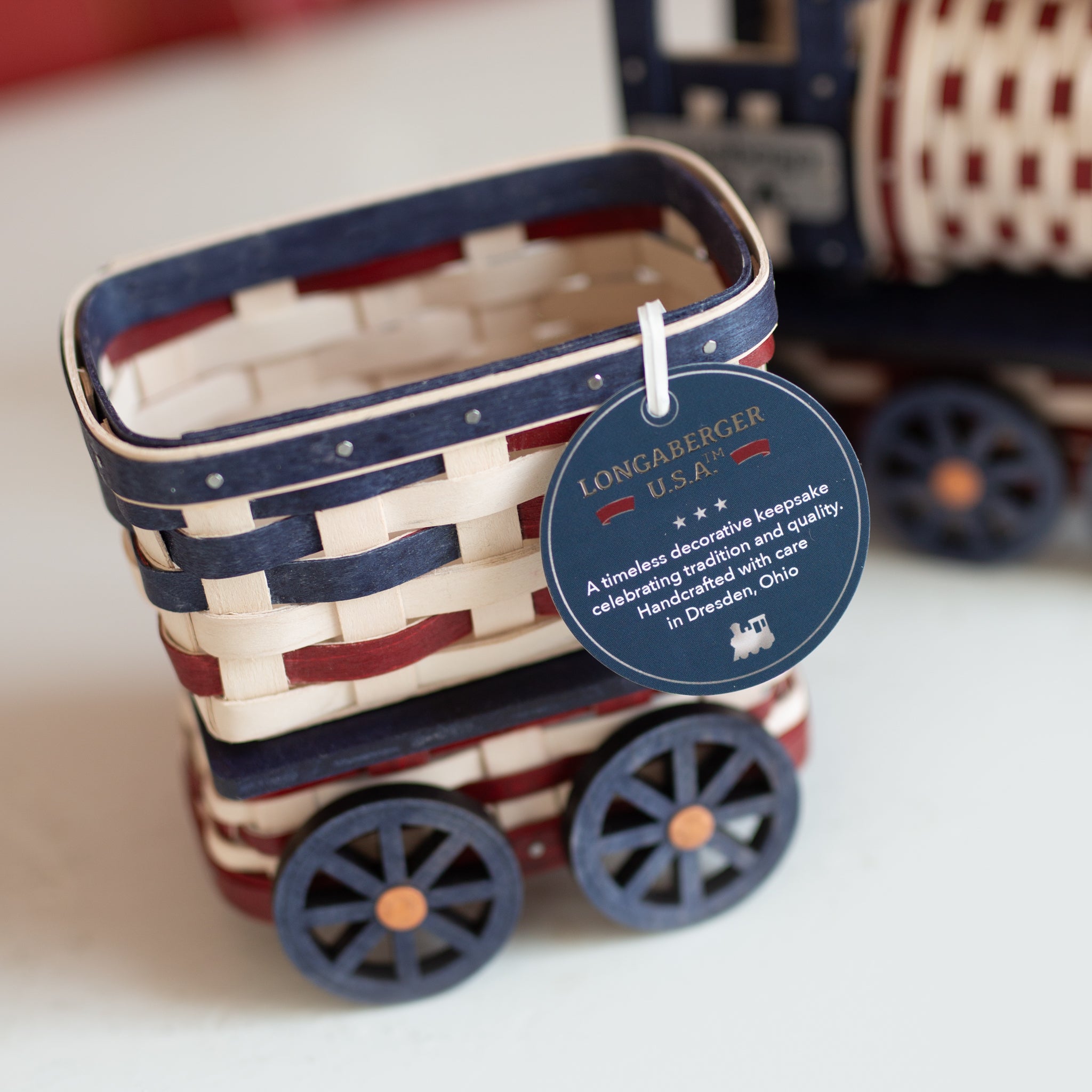 Americana Longaberger USA Tender Car - Image 5