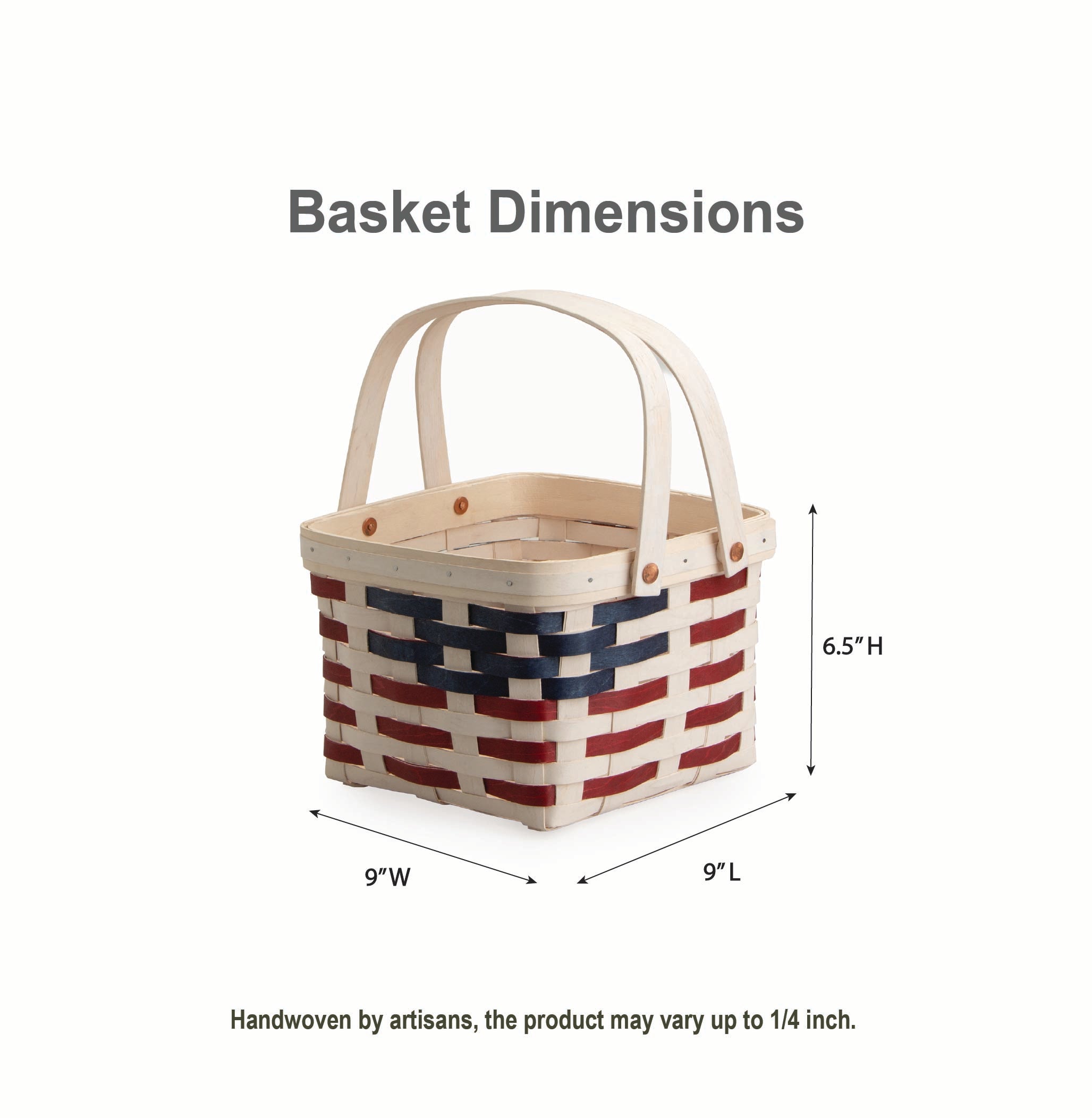 Americana Provision Picnic Basket with Protectors - White - Image 2