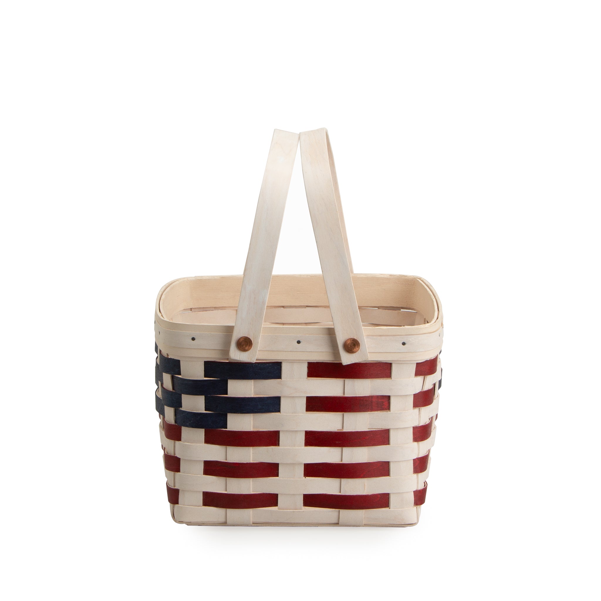 Americana Provision Basket with Protector - White - Image 2