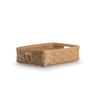 Short Rectangle Organizing Basket - Light Brown