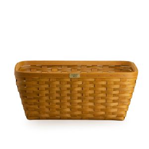 1973 Small Laundry Basket with Protector - Warm Brown