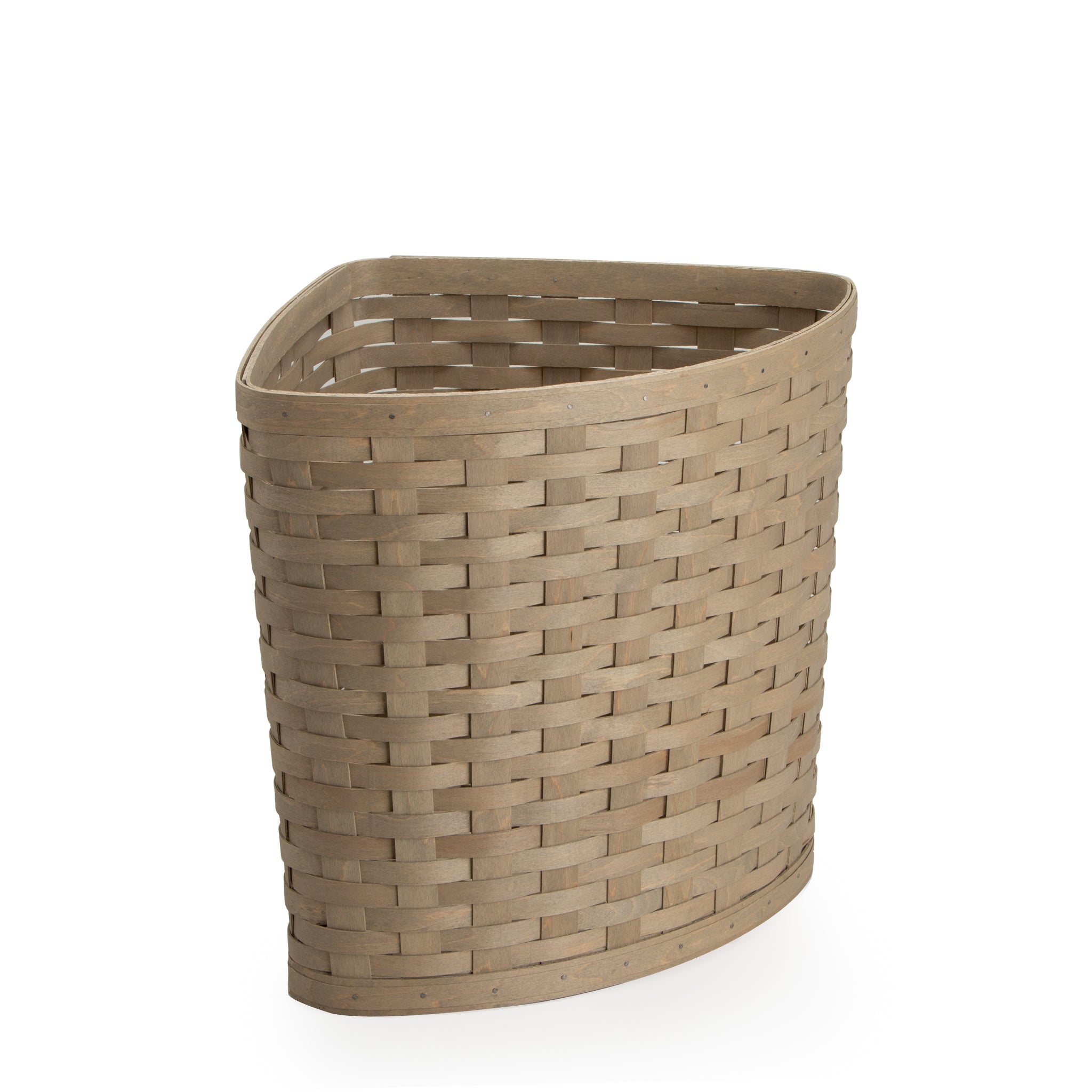 Corner Waste Basket - Pale Grey