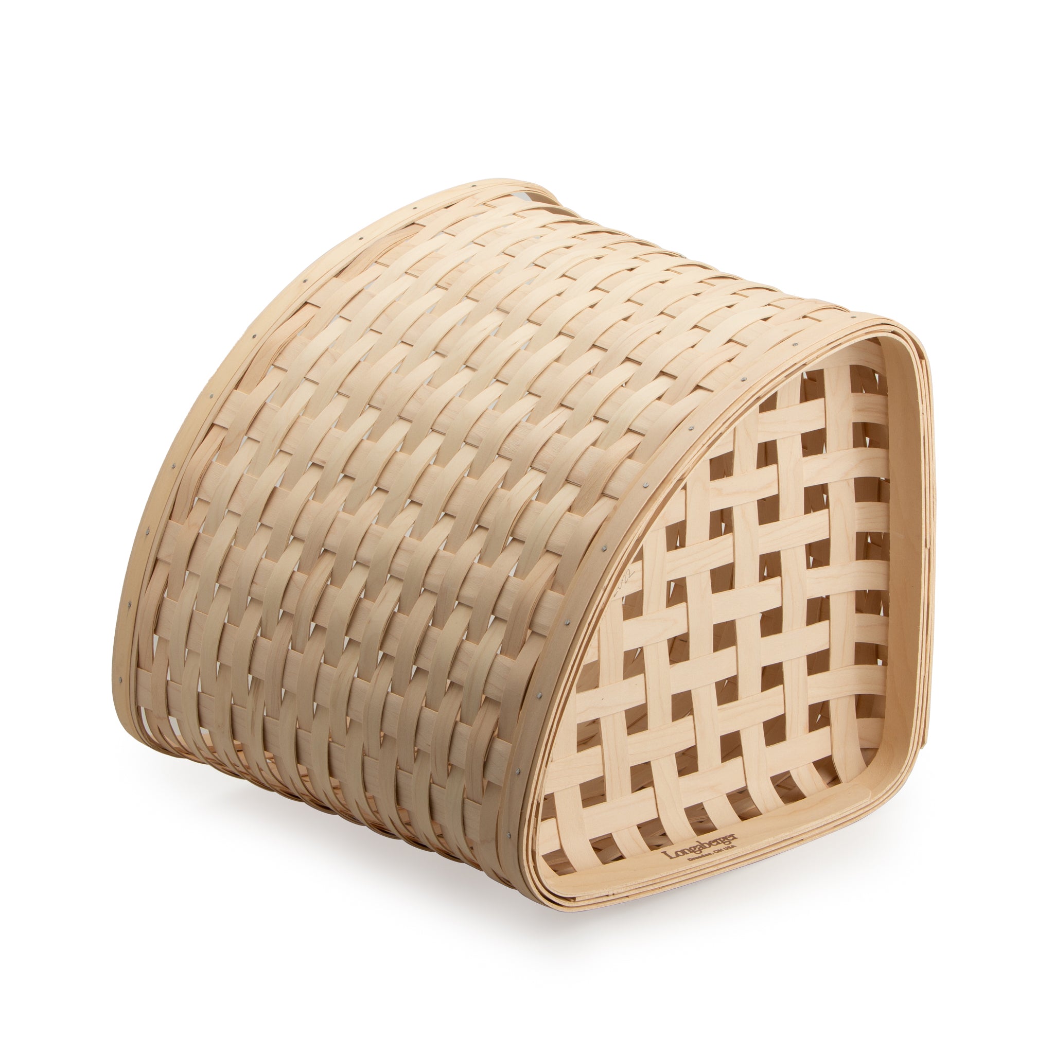 Corner Waste Basket - Whitewashed - Image 2