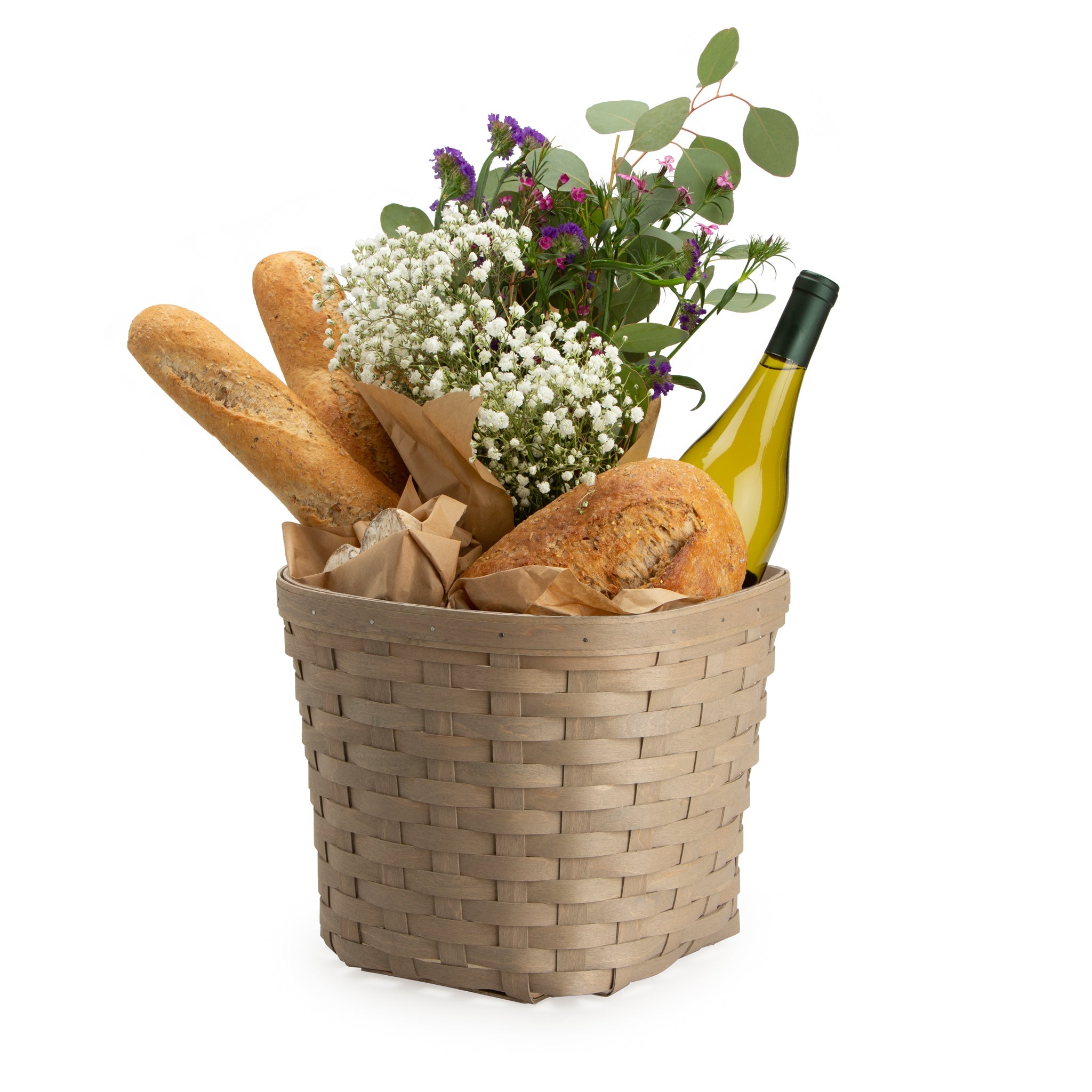Bicycle Basket - Pale Grey - Image 2