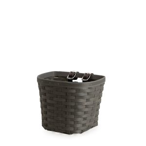Bicycle Basket with Protector - Pewter