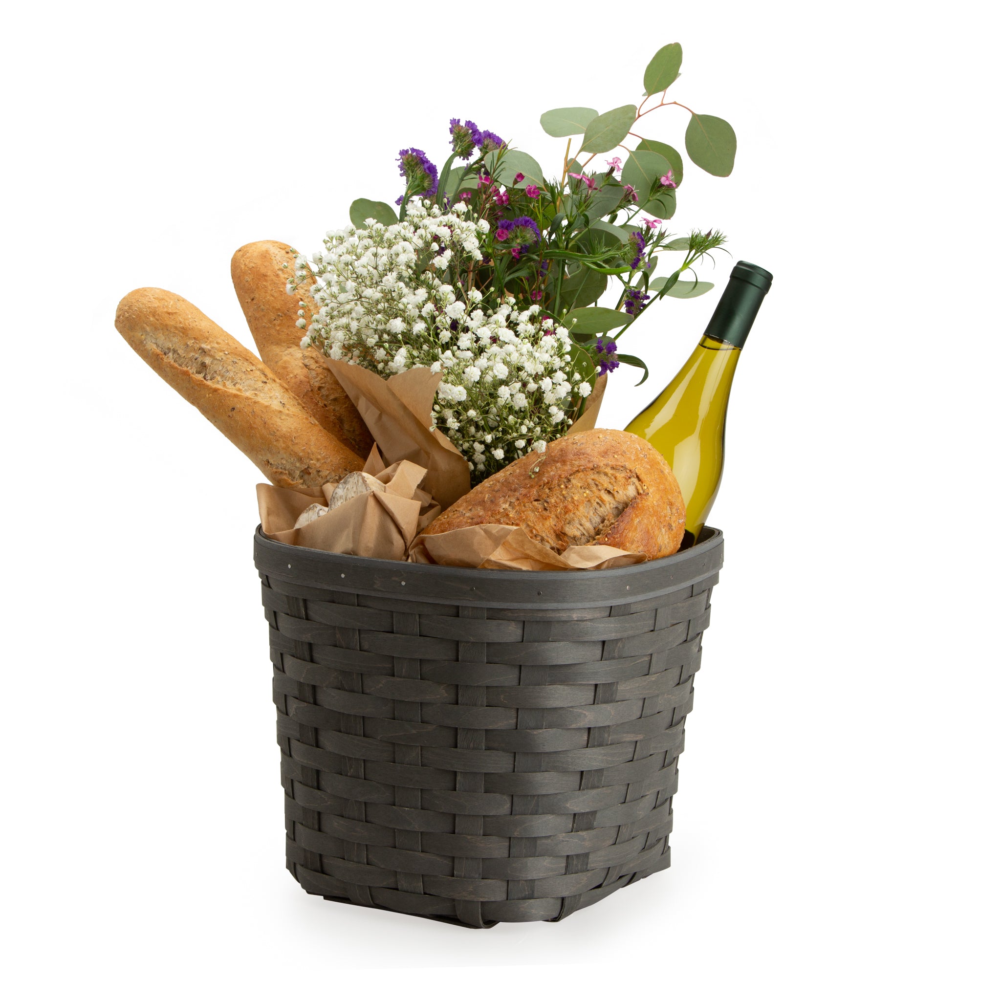Bicycle Basket - Pewter - Image 2