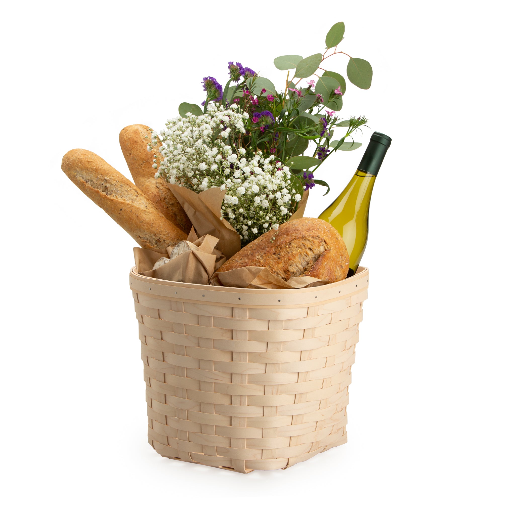 Bicycle Basket - Whitewashed - Image 2