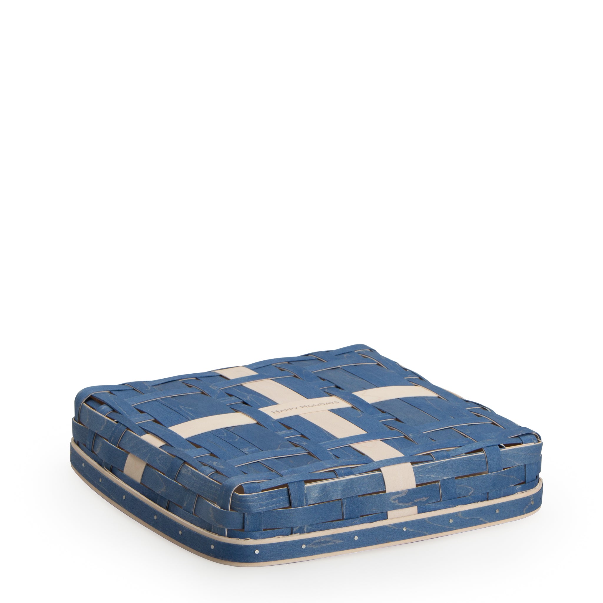 Holiday Present Basket Set - Blue and White - Image 4
