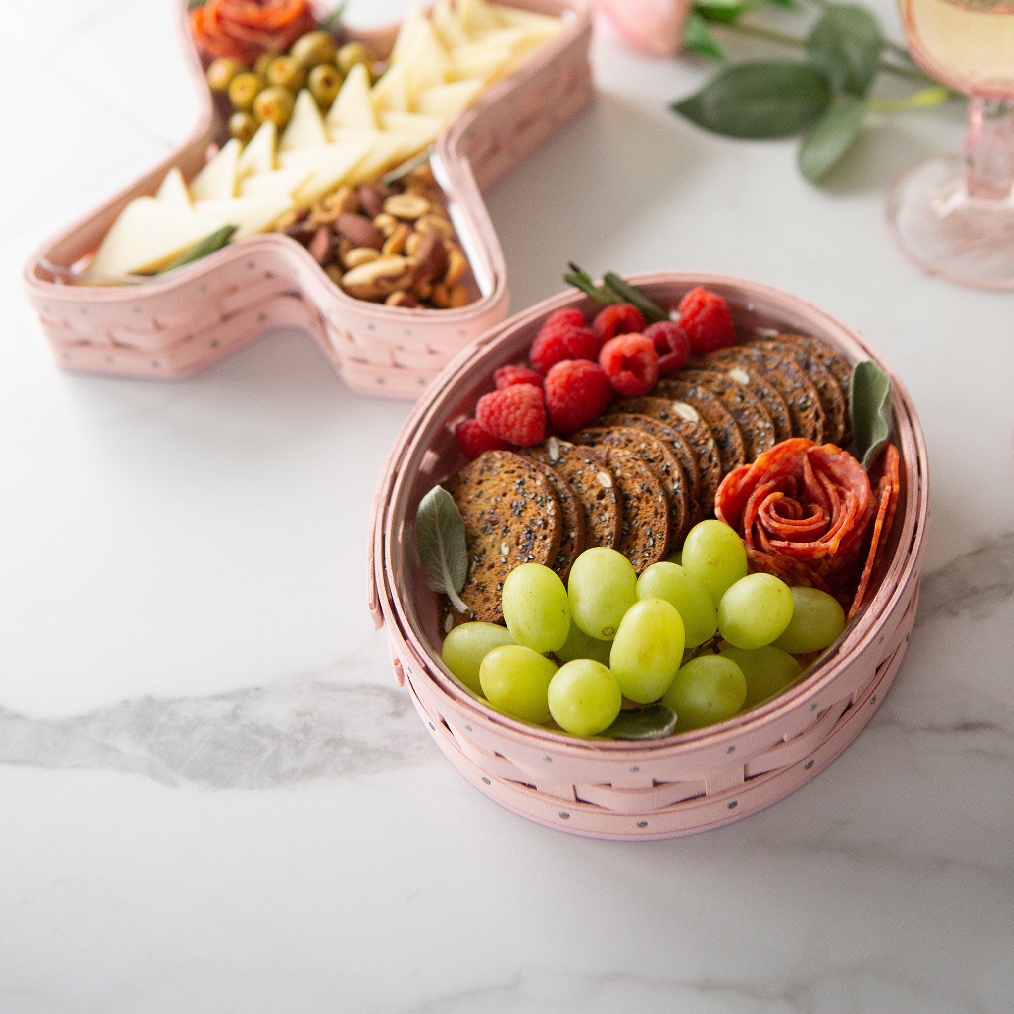 O Basket with Protector - Pale Pink - Image 3