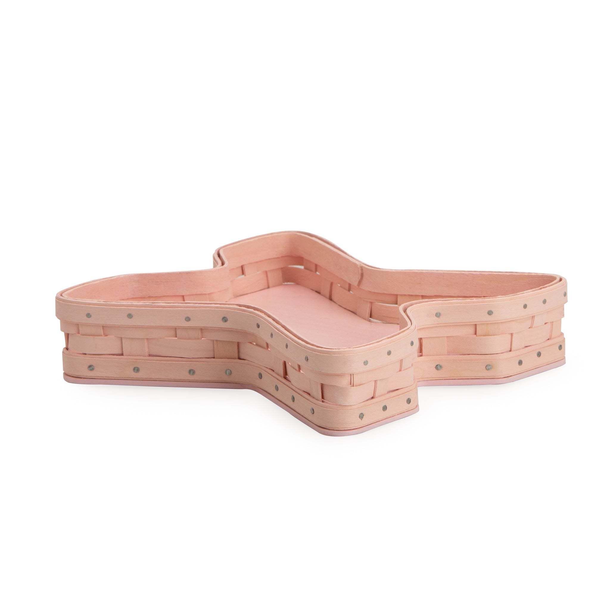 X and O Basket Set with Protectors - Pale Pink - Image 6