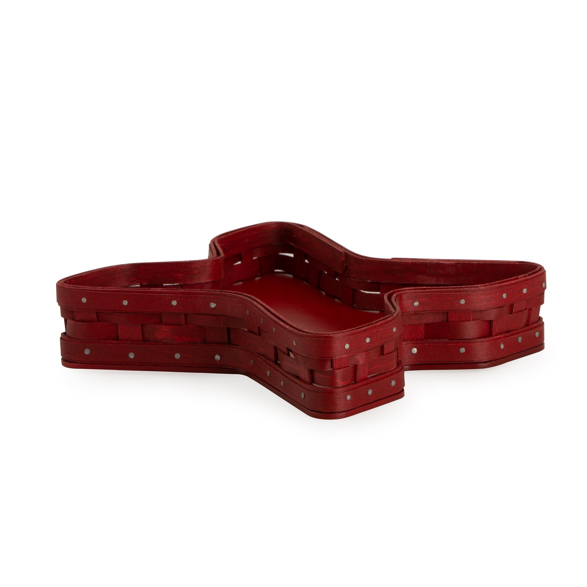 X and O Basket Set with Protectors - Bold Red and Pale Pink - Image 5
