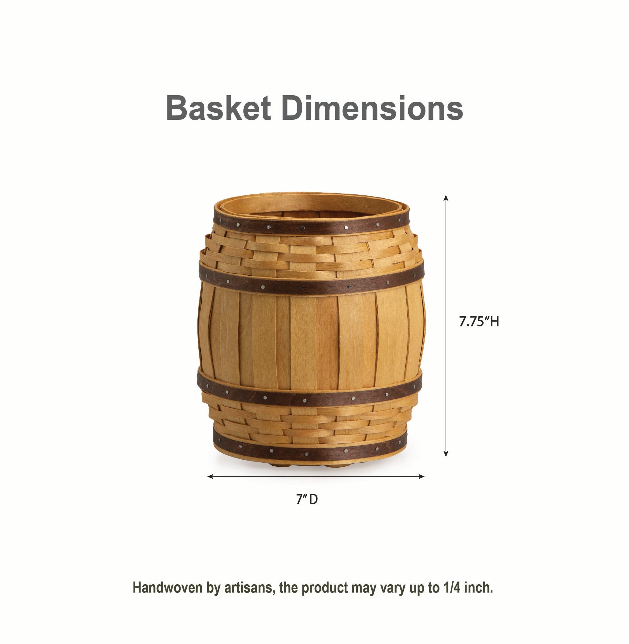 Oktoberfest Barrel Basket with Protector - Wheat - Image 2