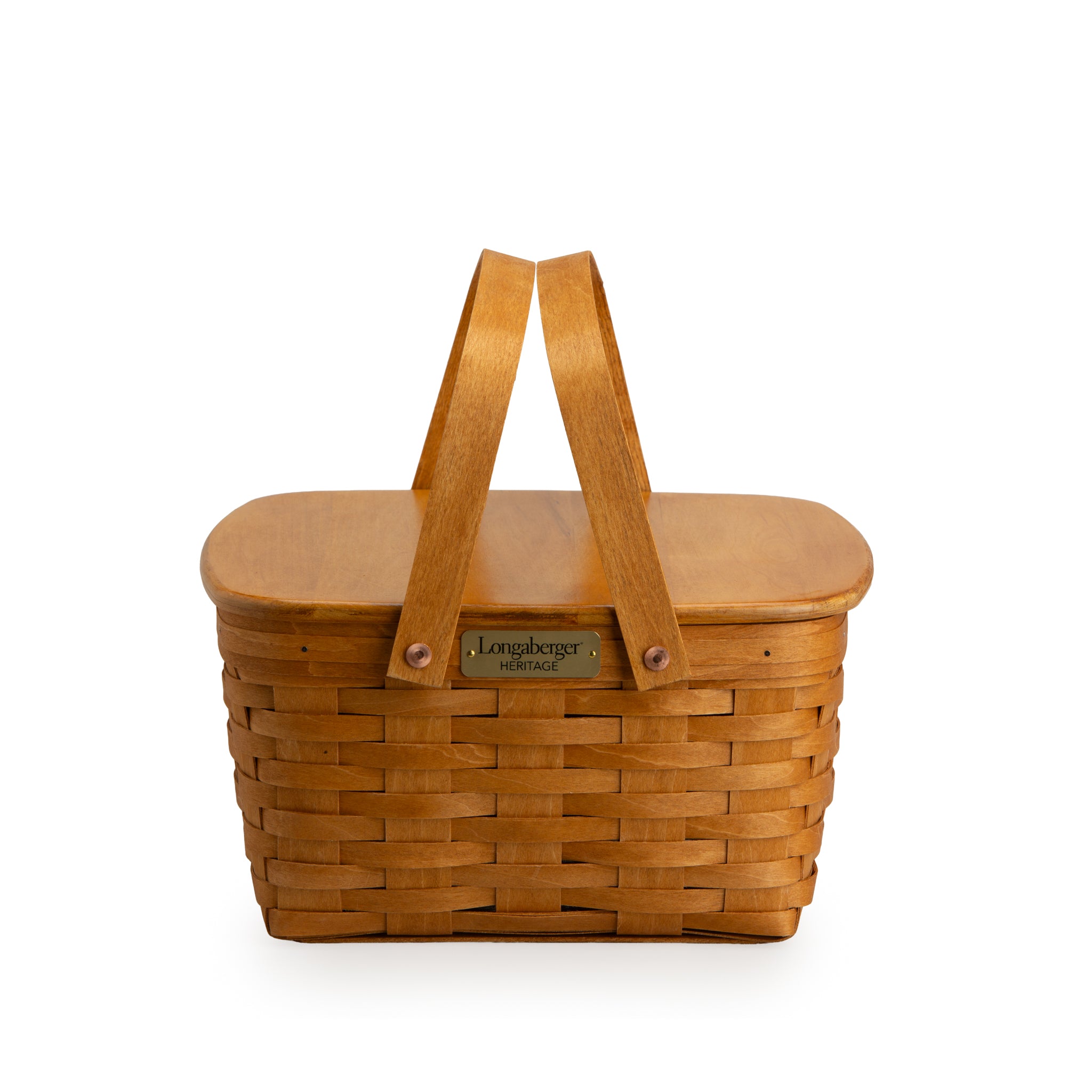 Collector's Heritage Cake Basket with Lid. Riser and Protector - Warm Brown - Image 14