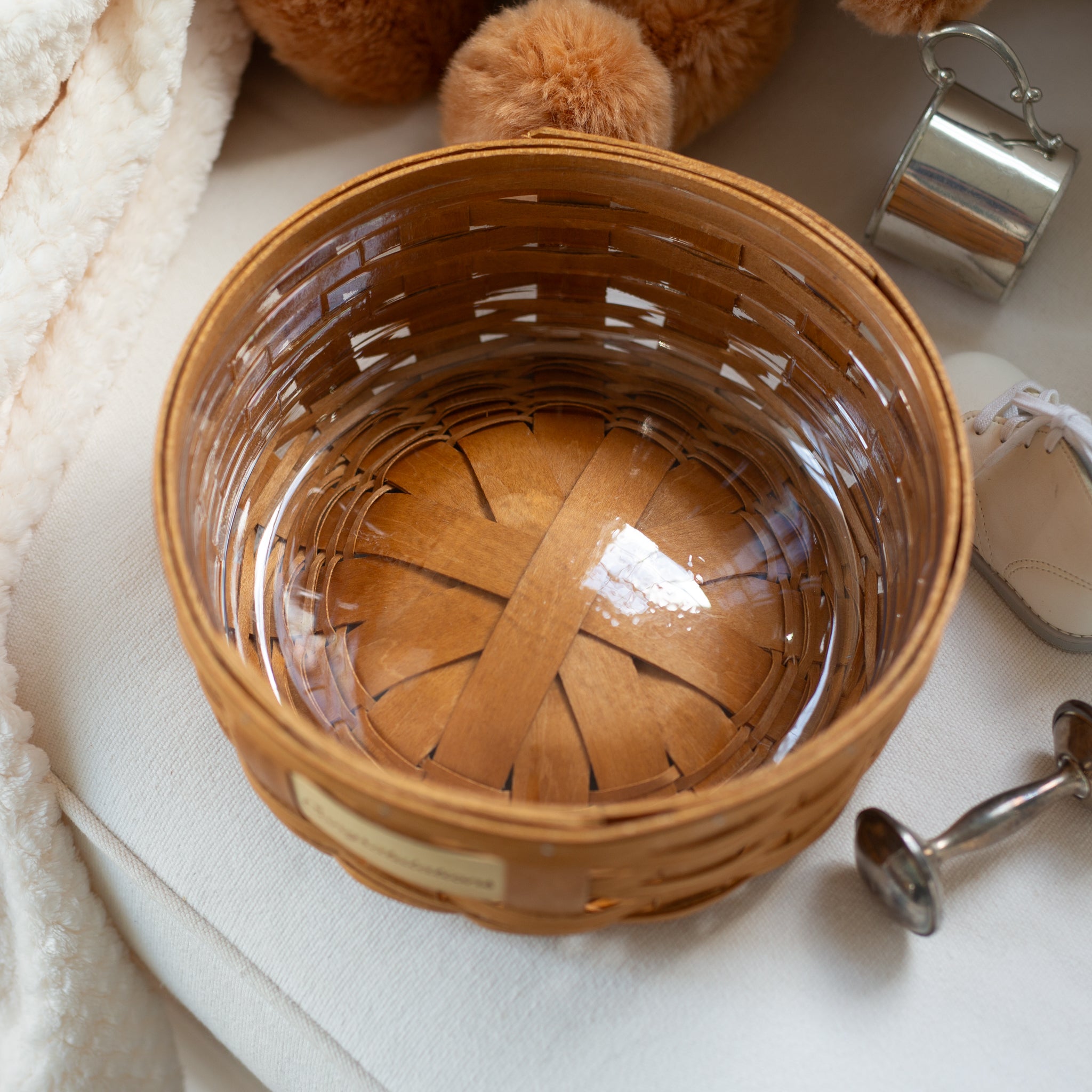 Celebrations Congratulations Basket with Protector - Warm Brown - Image 7