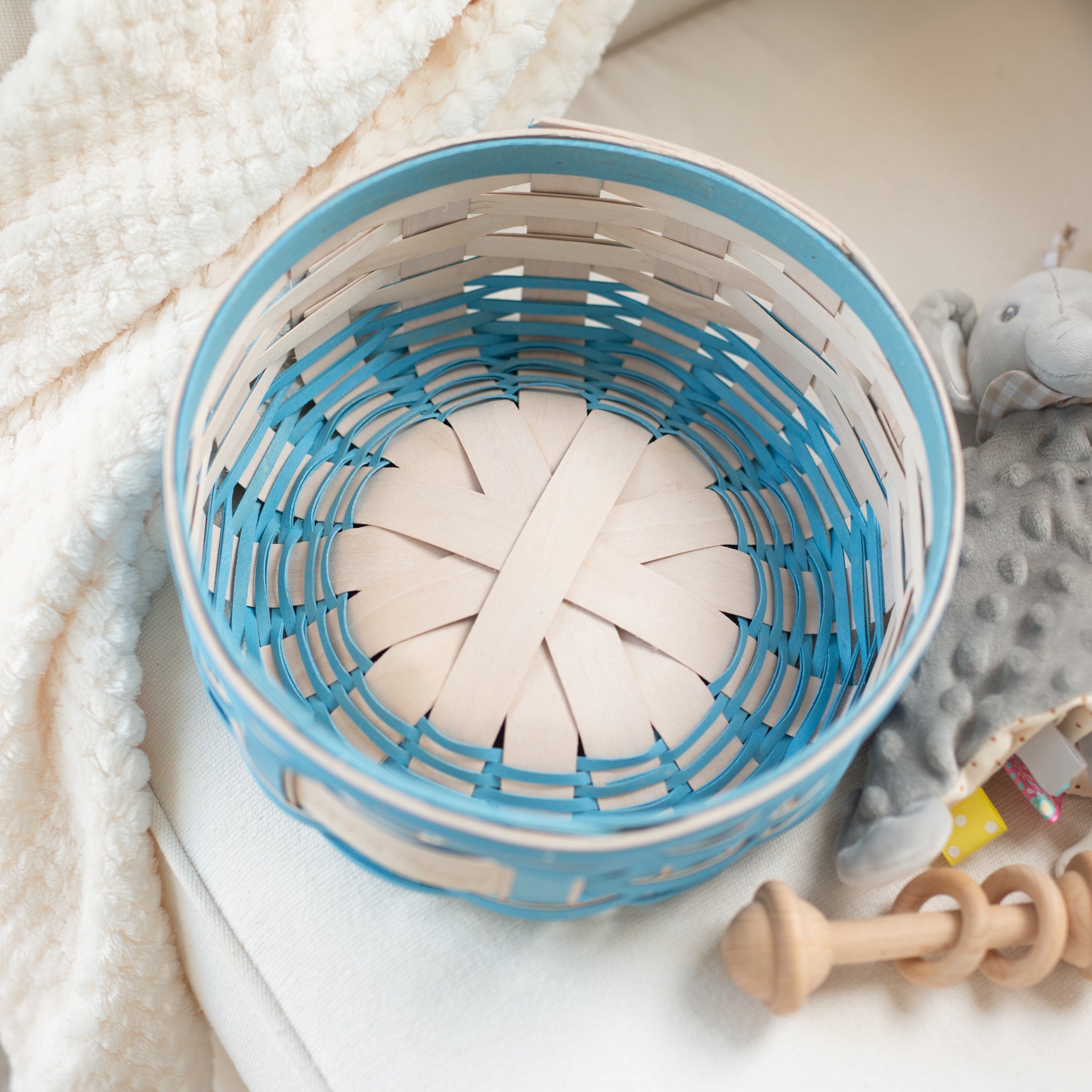 Celebrations It's a Boy Basket with Protector - Blue - Image 5