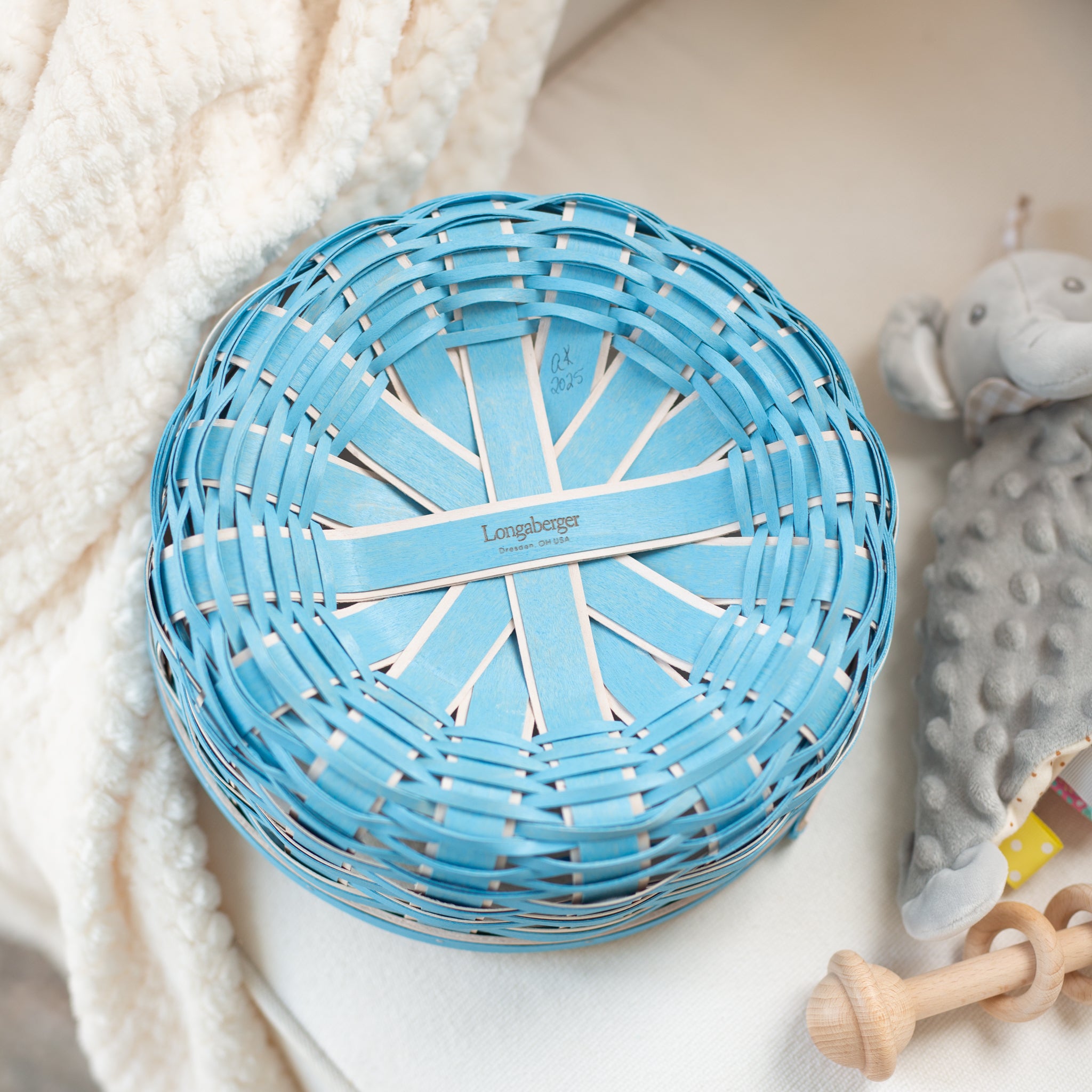 Celebrations It's a Boy Basket with Protector - Blue - Image 6