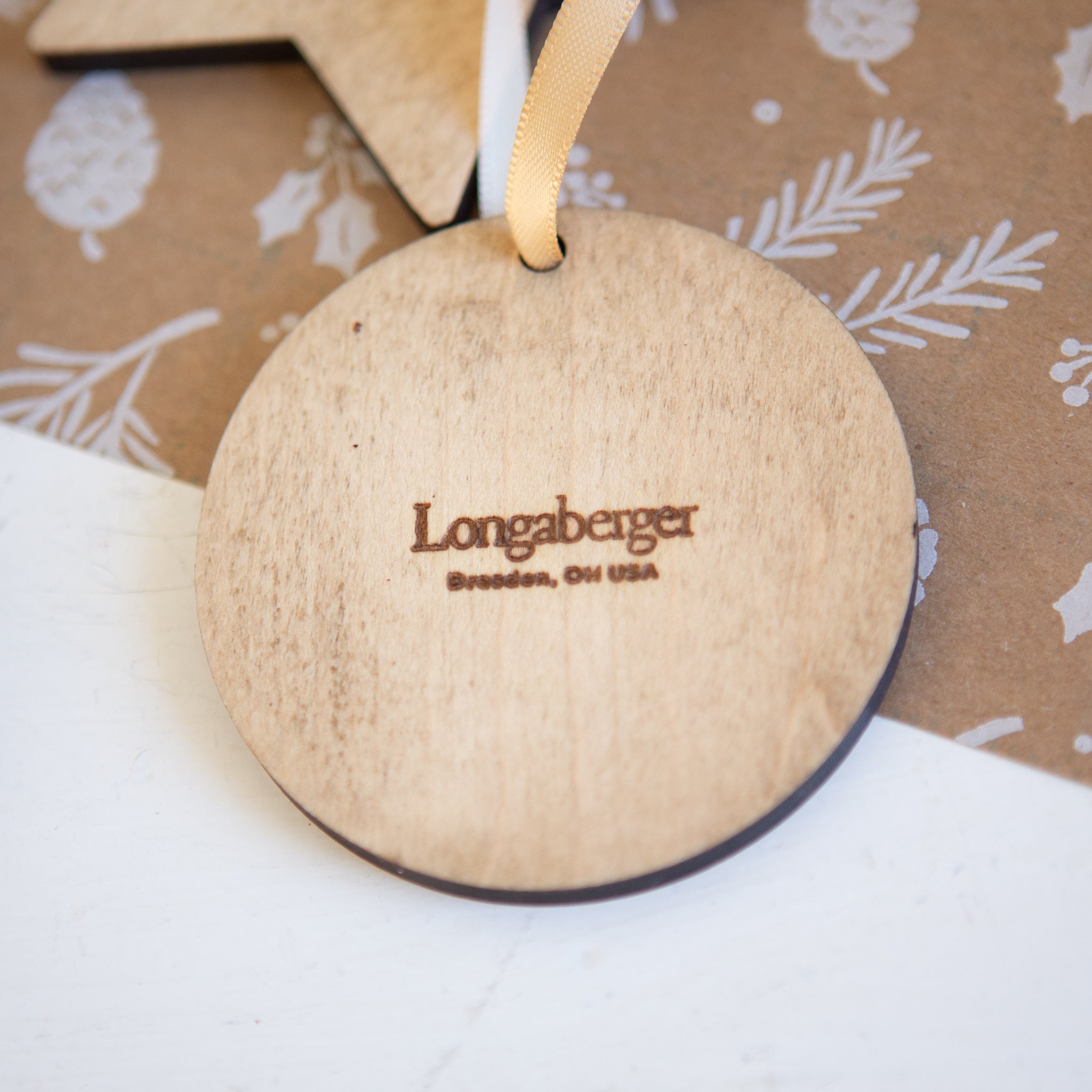 Christmas 4-Piece Wooden Ornament Set - Assorted - Image 9
