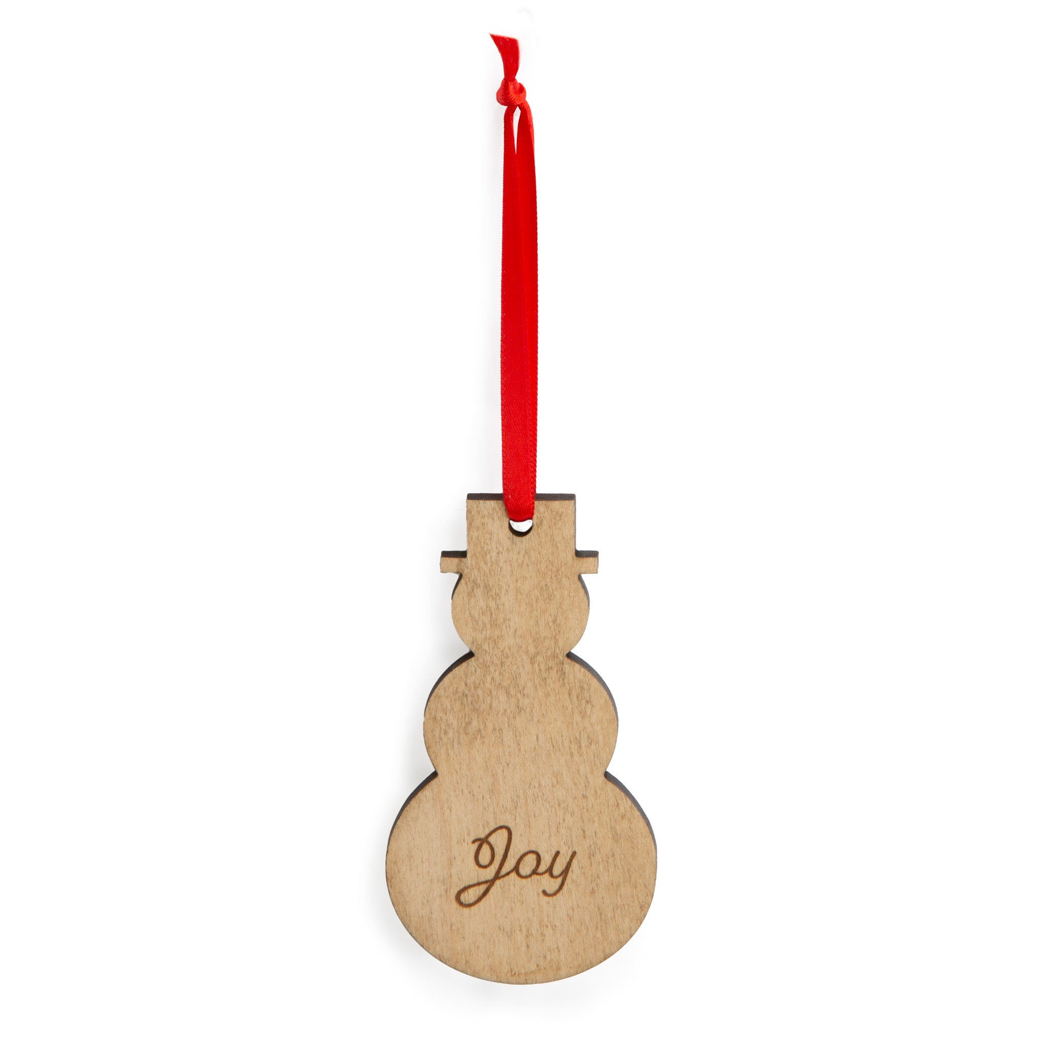 Christmas 4-Piece Wooden Ornament Set - Assorted - Image 11