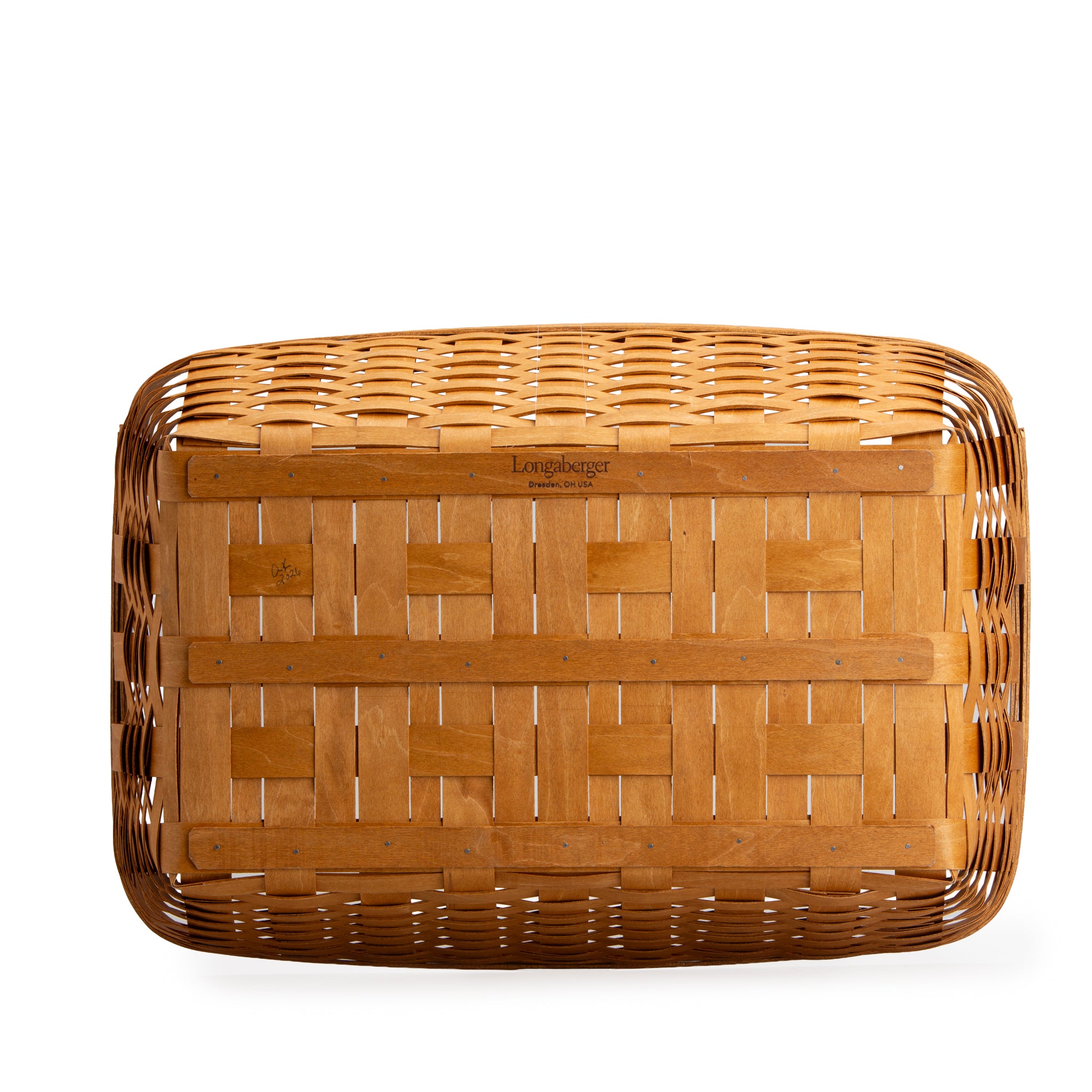 Collector's Heritage Rectangle Laundry Basket with Partial Protector - Warm Brown - Image 12