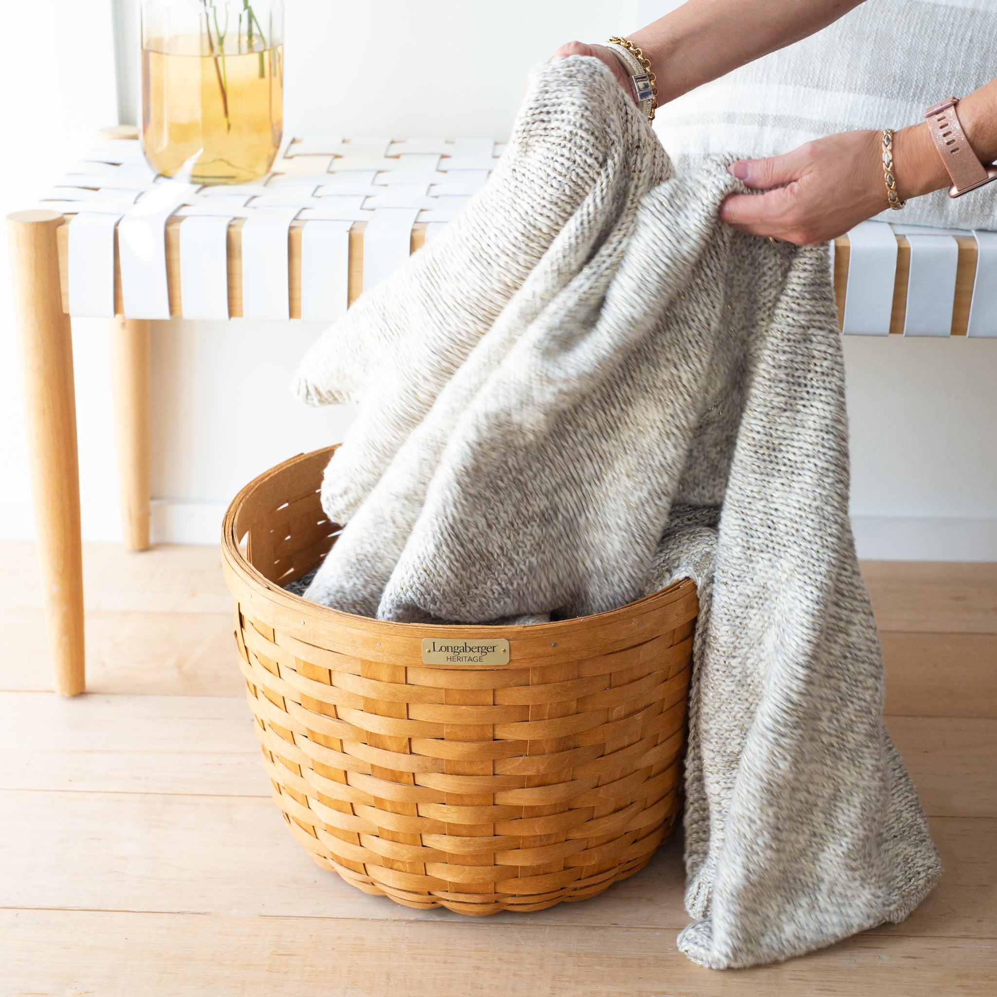 Collector's Heritage Corn Basket - Warm Brown - Image 5