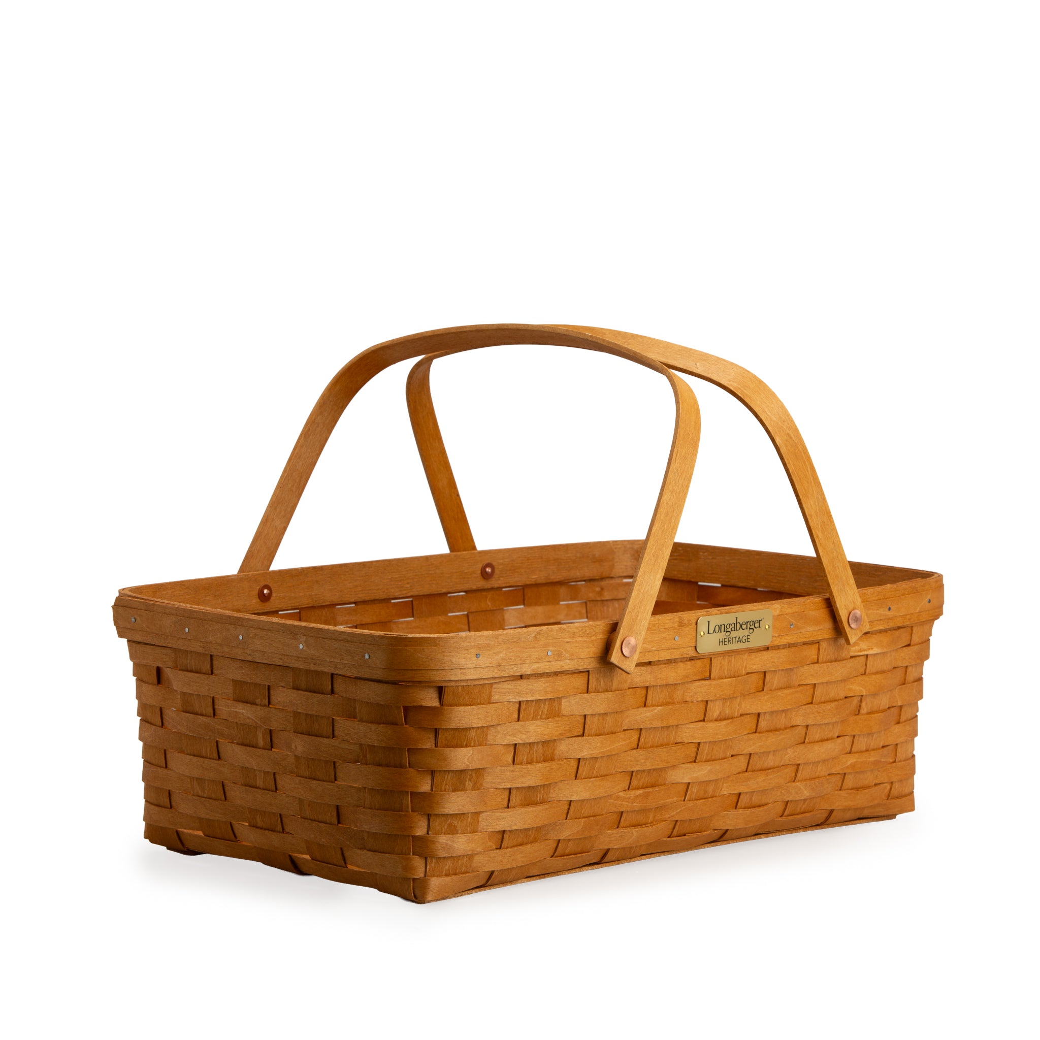 Collector's Heritage Large Gathering Basket with Protector - Warm Brown - Image 10