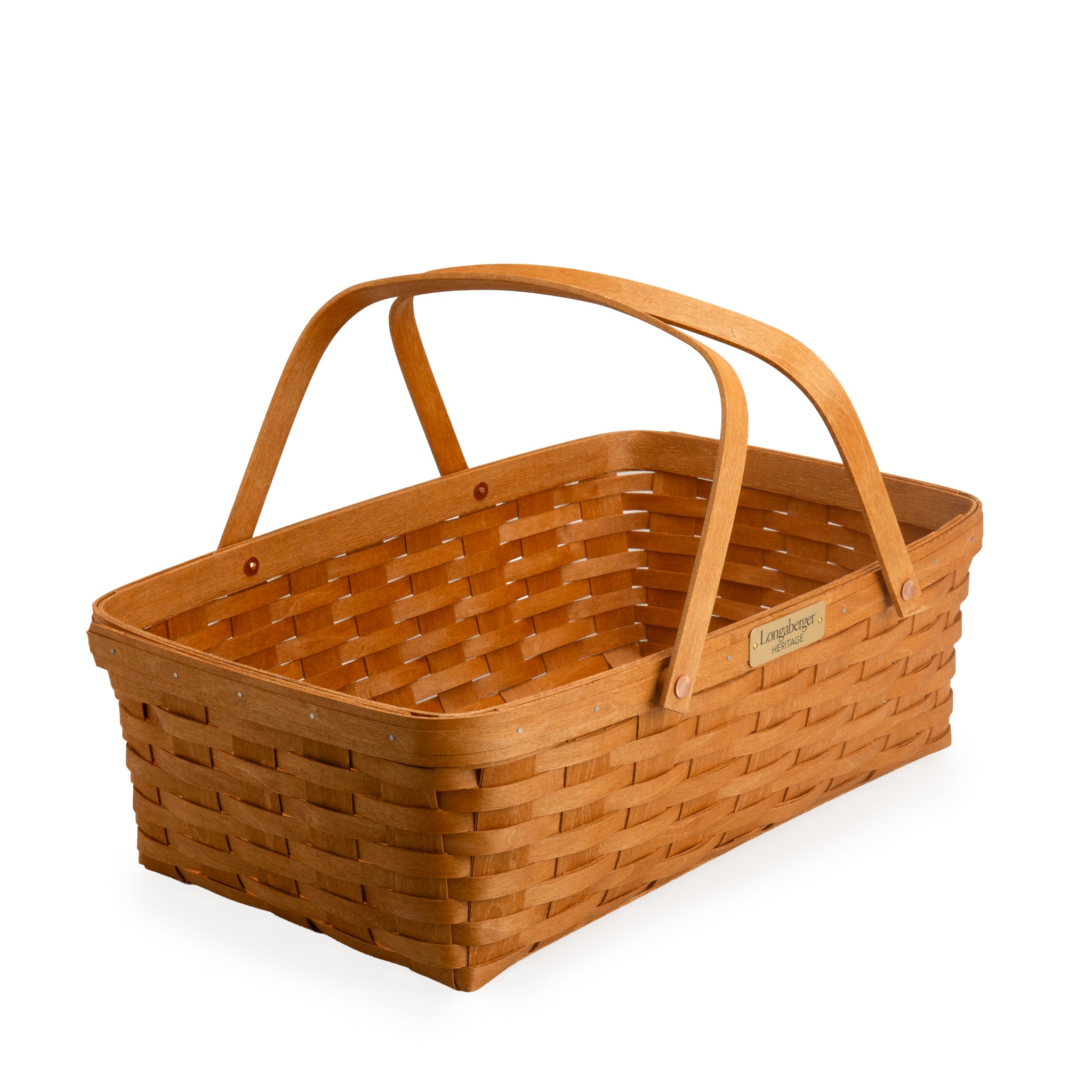 Collector's Heritage Large Gathering Basket with Protector - Warm Brown - Image 8