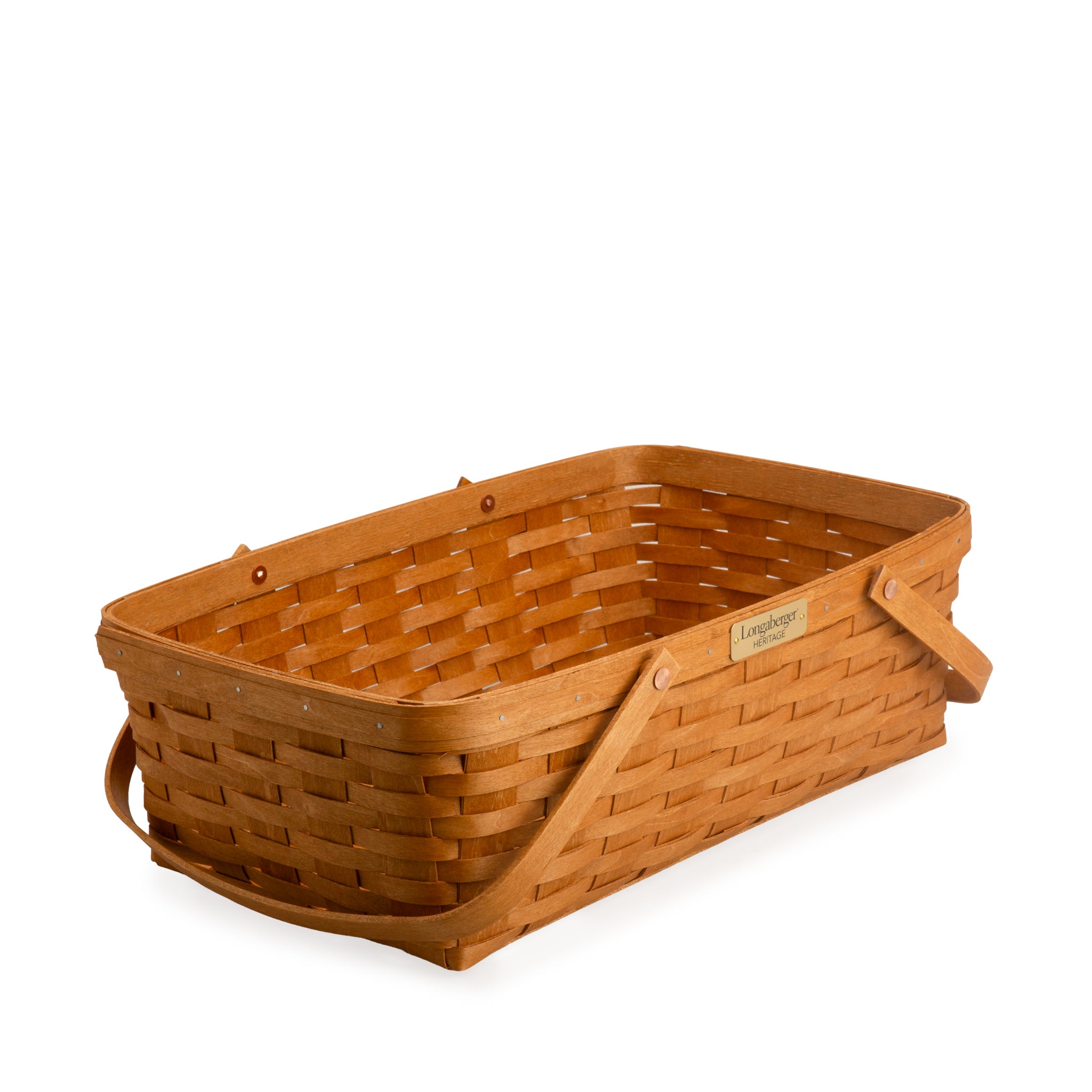Collector's Heritage Large Gathering Basket with Protector - Warm Brown - Image 9