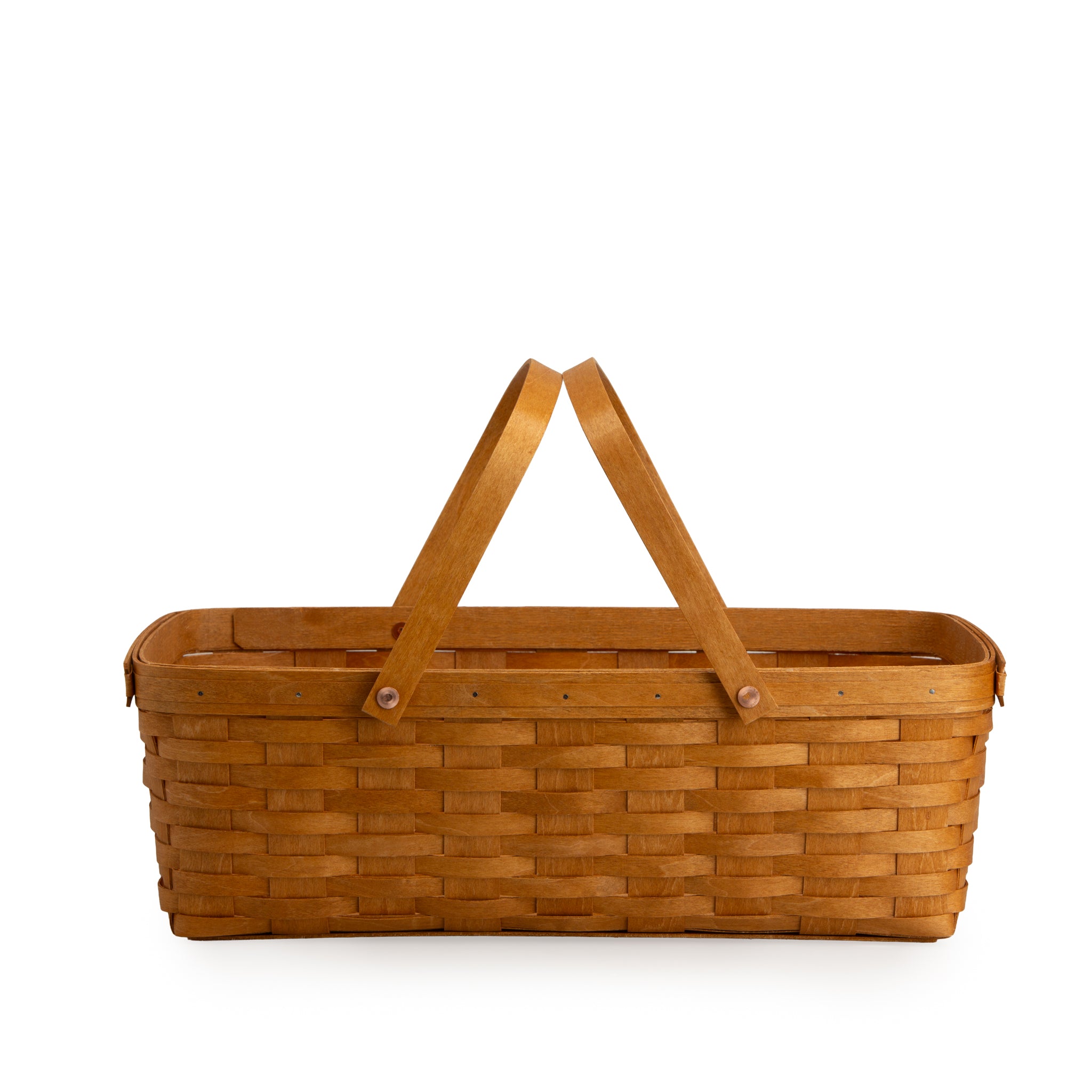 Collector's Heritage Large Gathering Basket with Protector - Warm Brown - Image 11