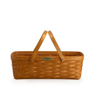 Collector's Heritage Large Gathering Basket with Protector - Warm Brown
