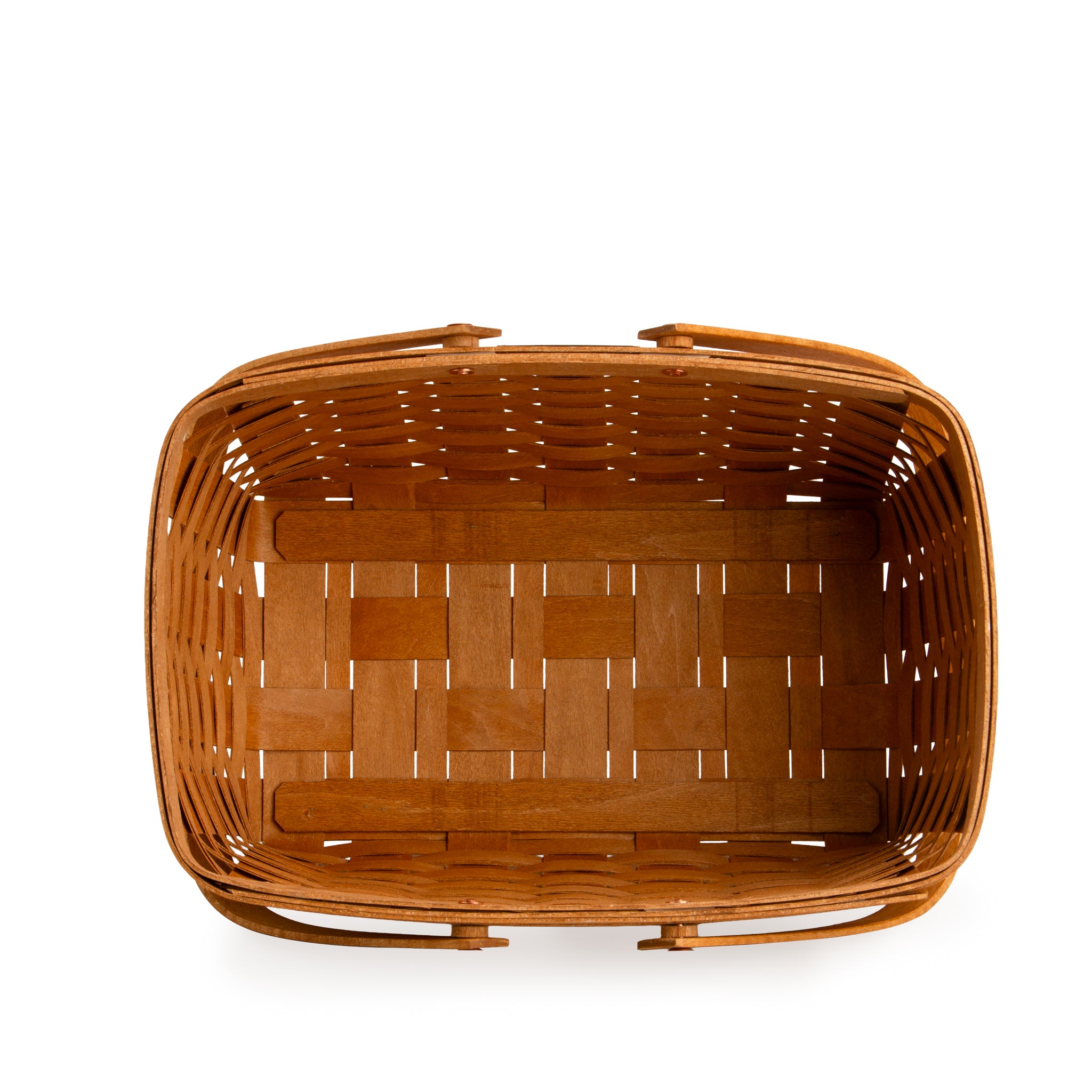 Collector's Heritage Medium Market Basket with Protector - Warm Brown - Image 11