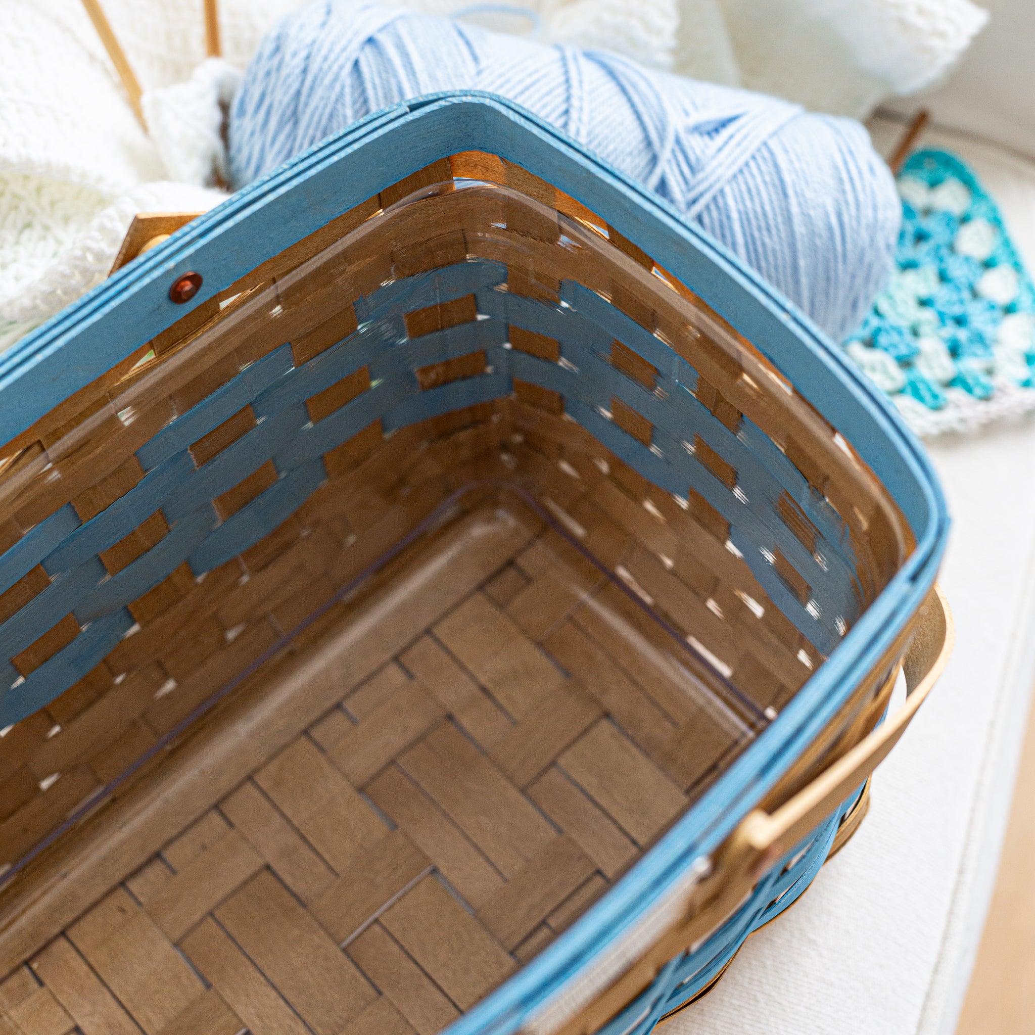 Collector's Oktoberfest Homestead 3-Piece Basket Set - Bavarian Check - Image 6