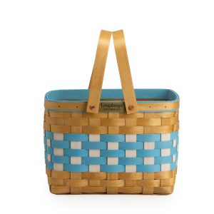 Collector's Oktoberfest Homestead Basket with Protector - Bavarian Check