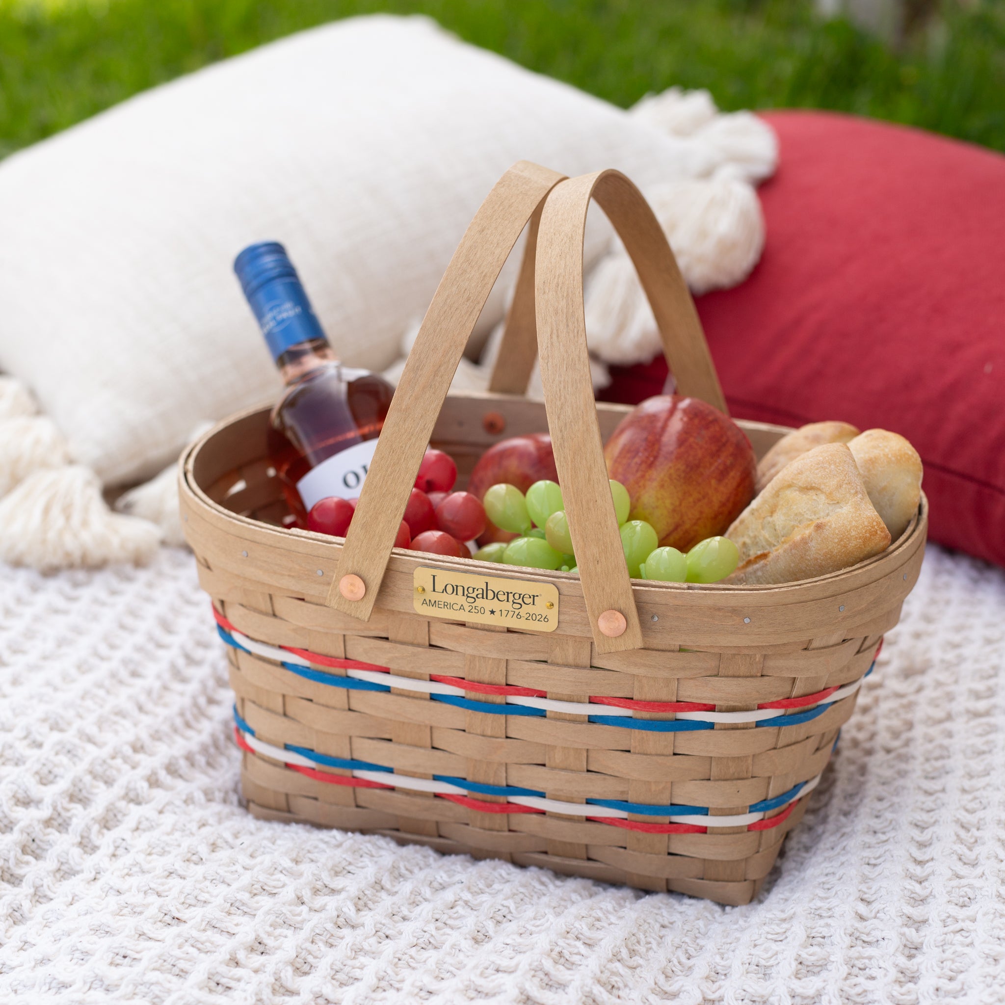 Collector's 1776 Medium Carrier Basket with Protector - Independence - Image 2