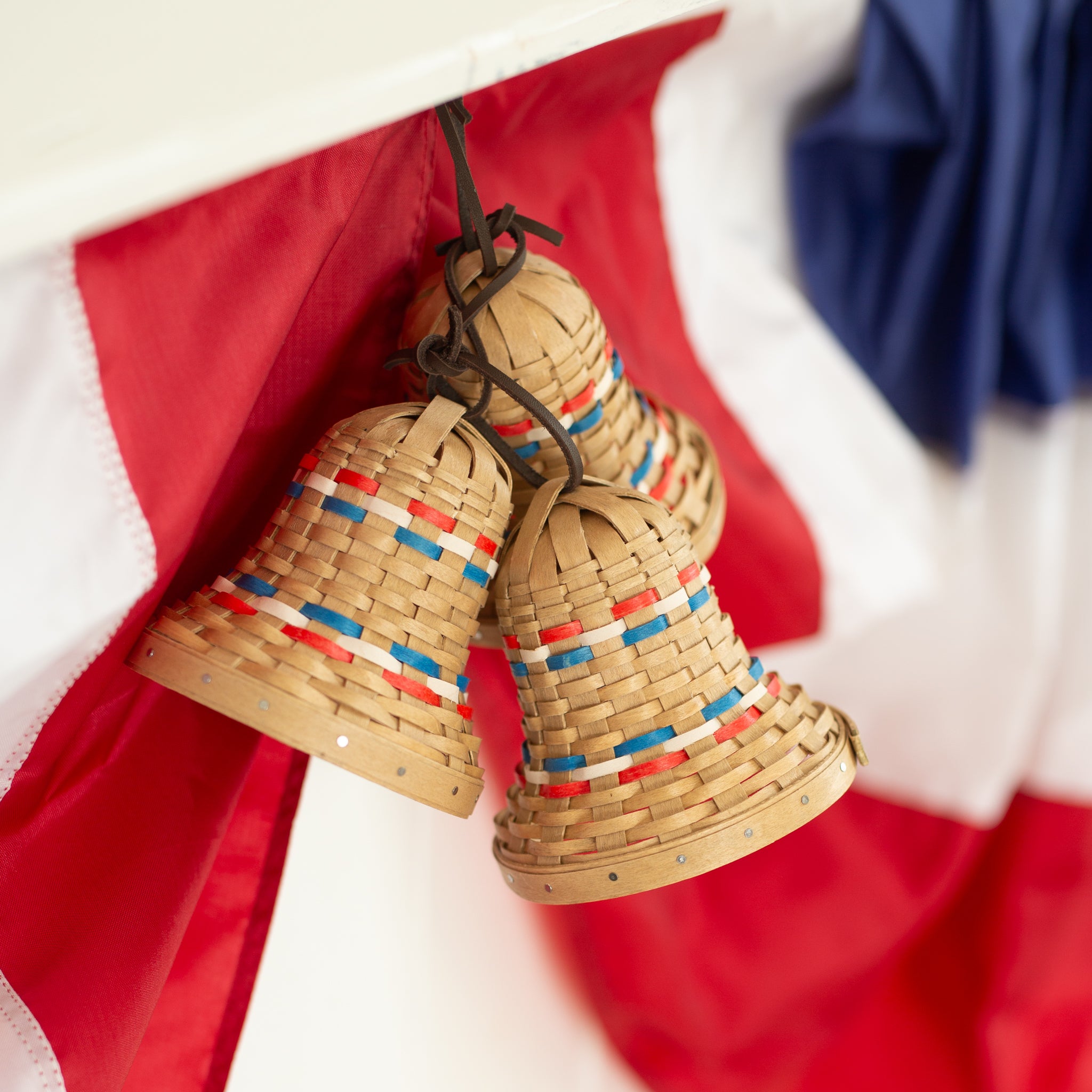 1776 Miniature Bell Woven Decor Trio - Independence - Image 3