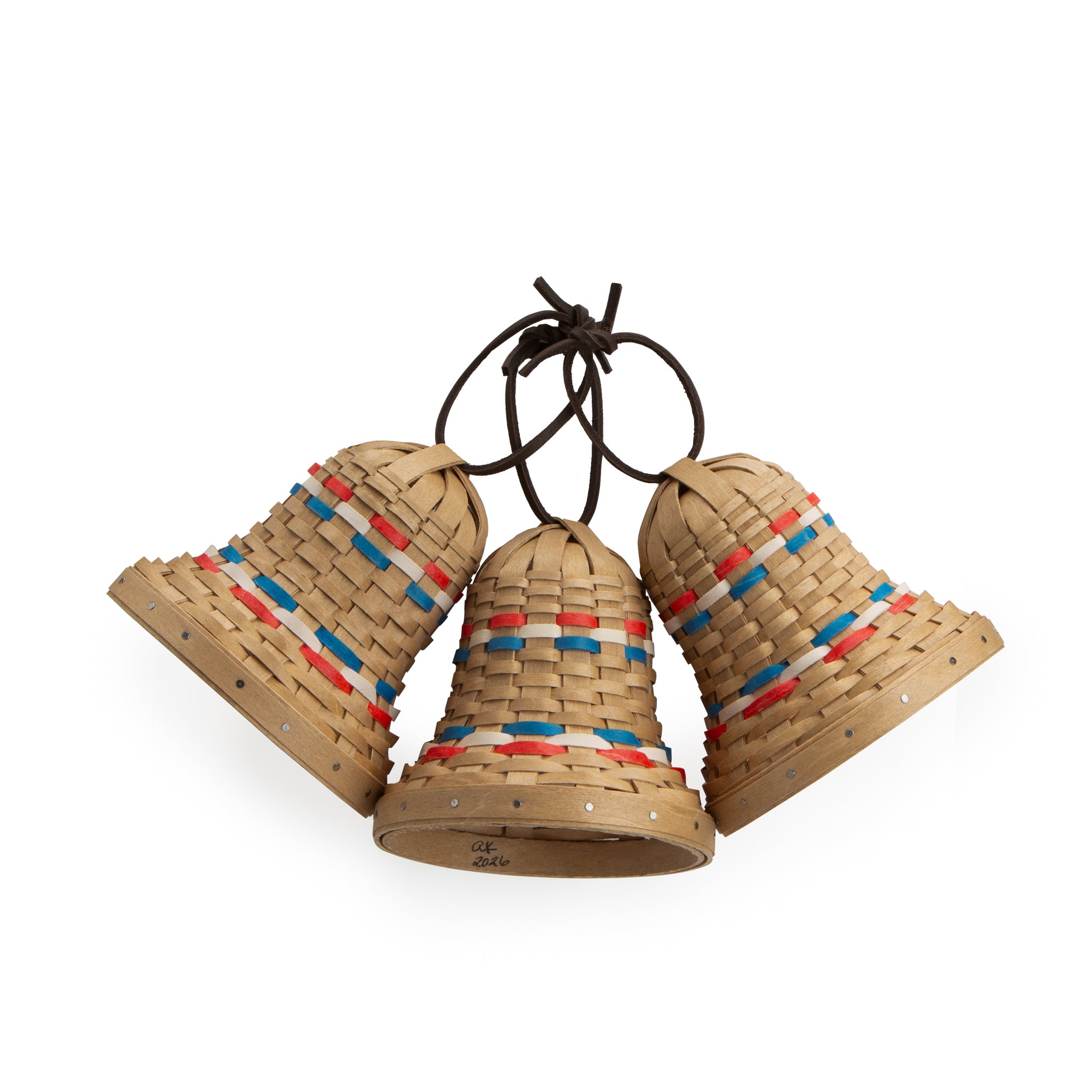 1776 Miniature Bell Woven Decor Trio - Independence