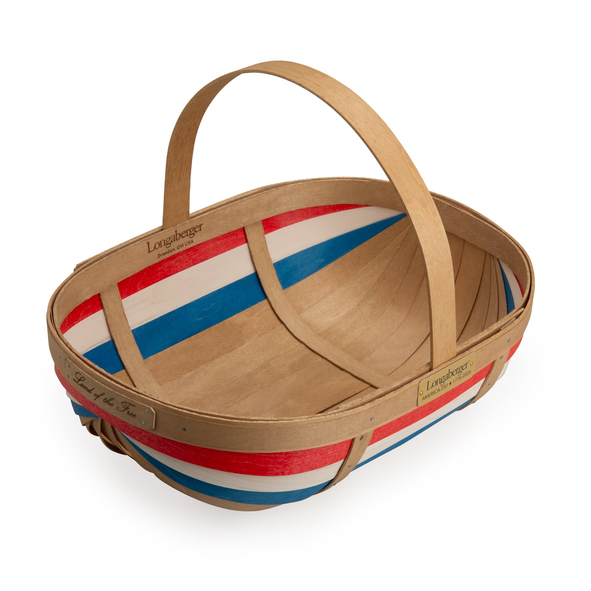 Collector's 250th Large Trug Basket with Protector - Independence - Image 14