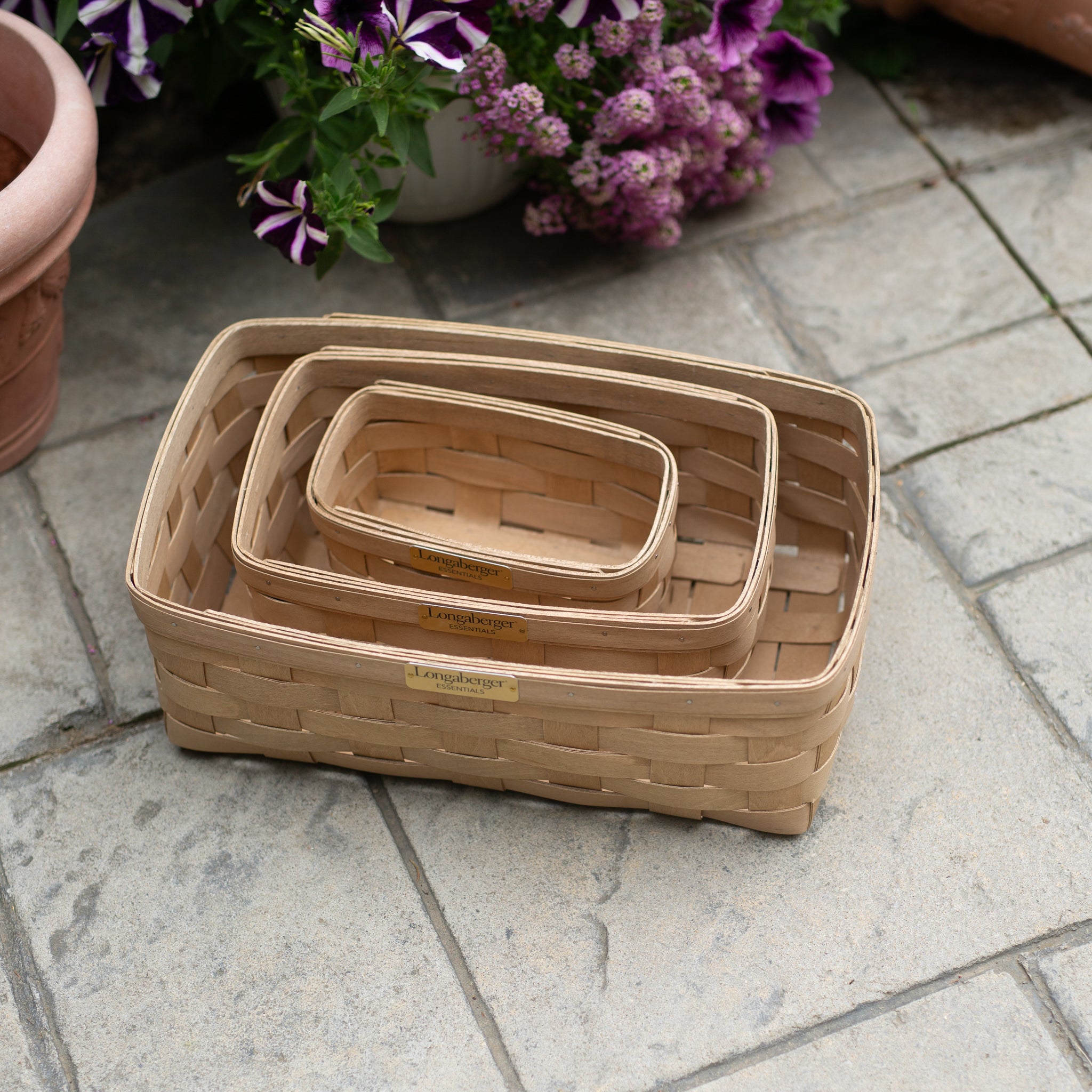 Collector's Essentials 6-Piece Nesting Rectangle Basket Set - Image 10