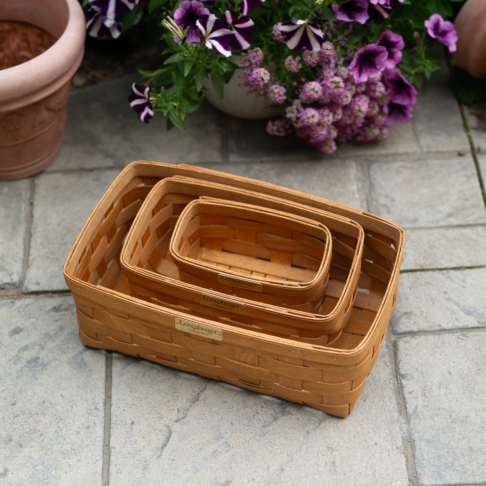 Collector's Essentials 6-Piece Nesting Rectangle Basket Set - Image 11
