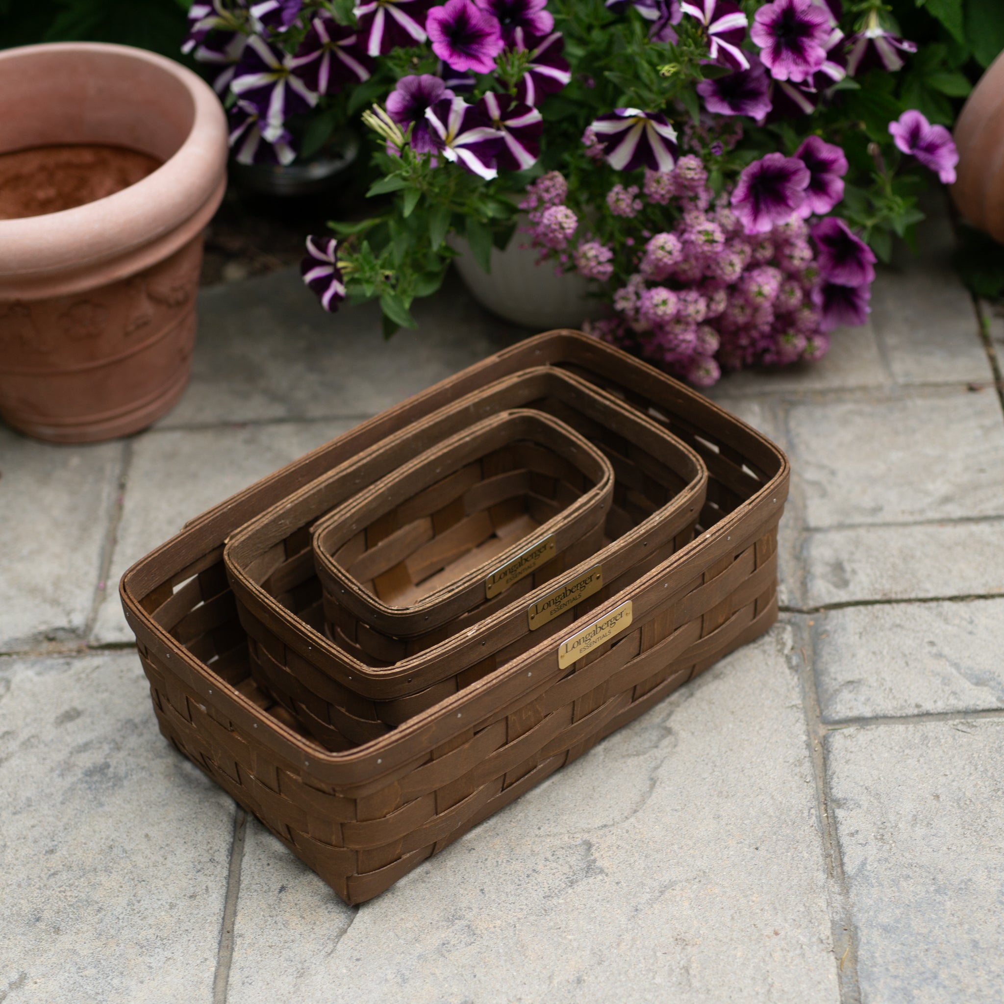 Collector's Essentials 6-Piece Nesting Rectangle Basket Set - Image 12