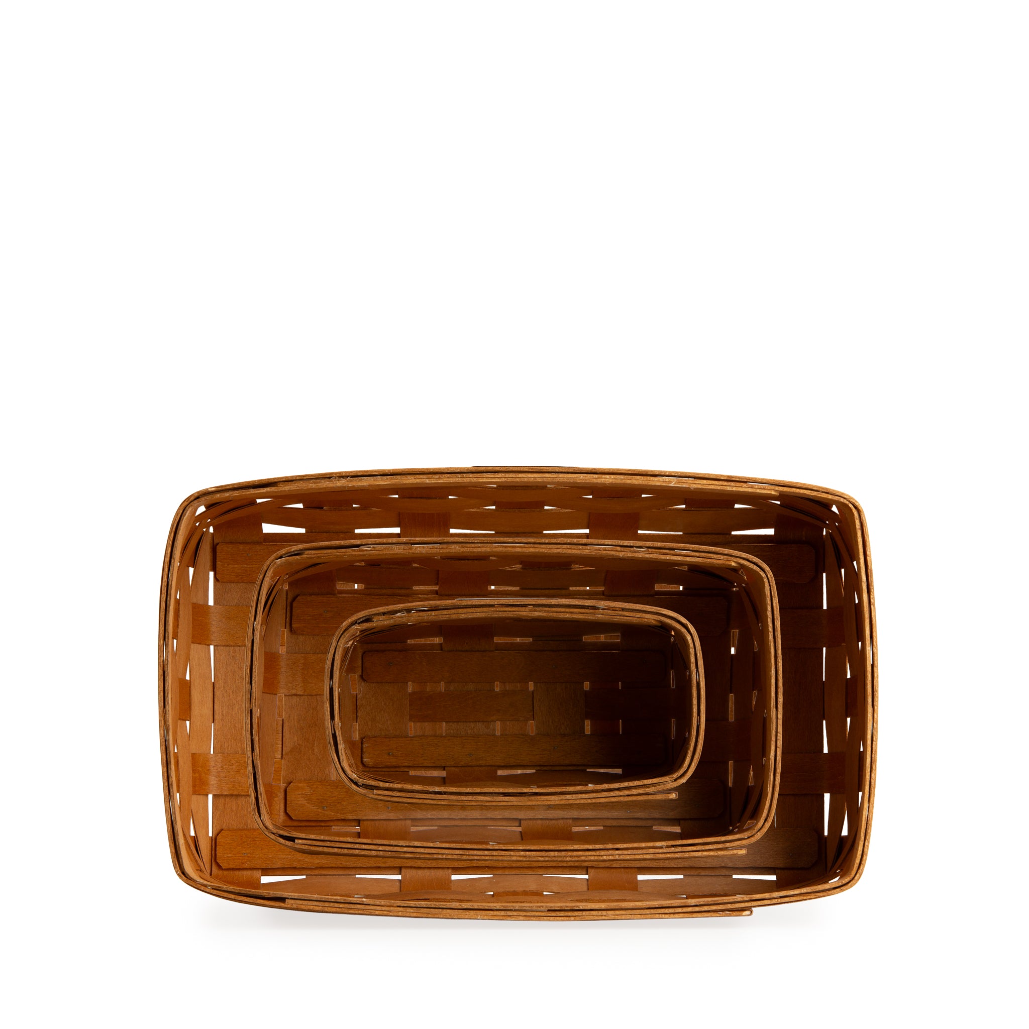 Collector's Essentials 6-Piece Nesting Rectangle Basket Set - Image 3
