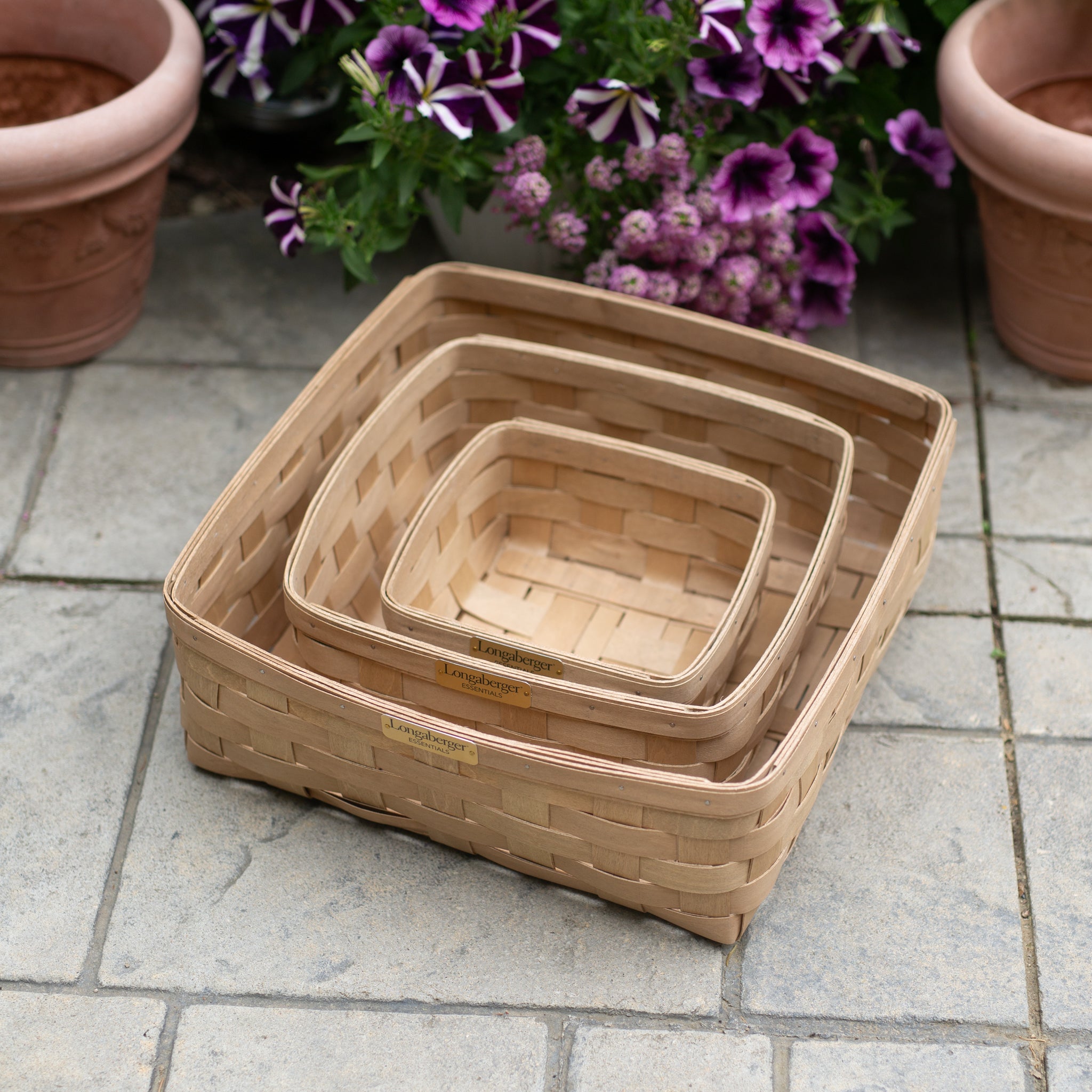 Collector's Essentials 6-Piece Nesting Square Basket Set - Image 12