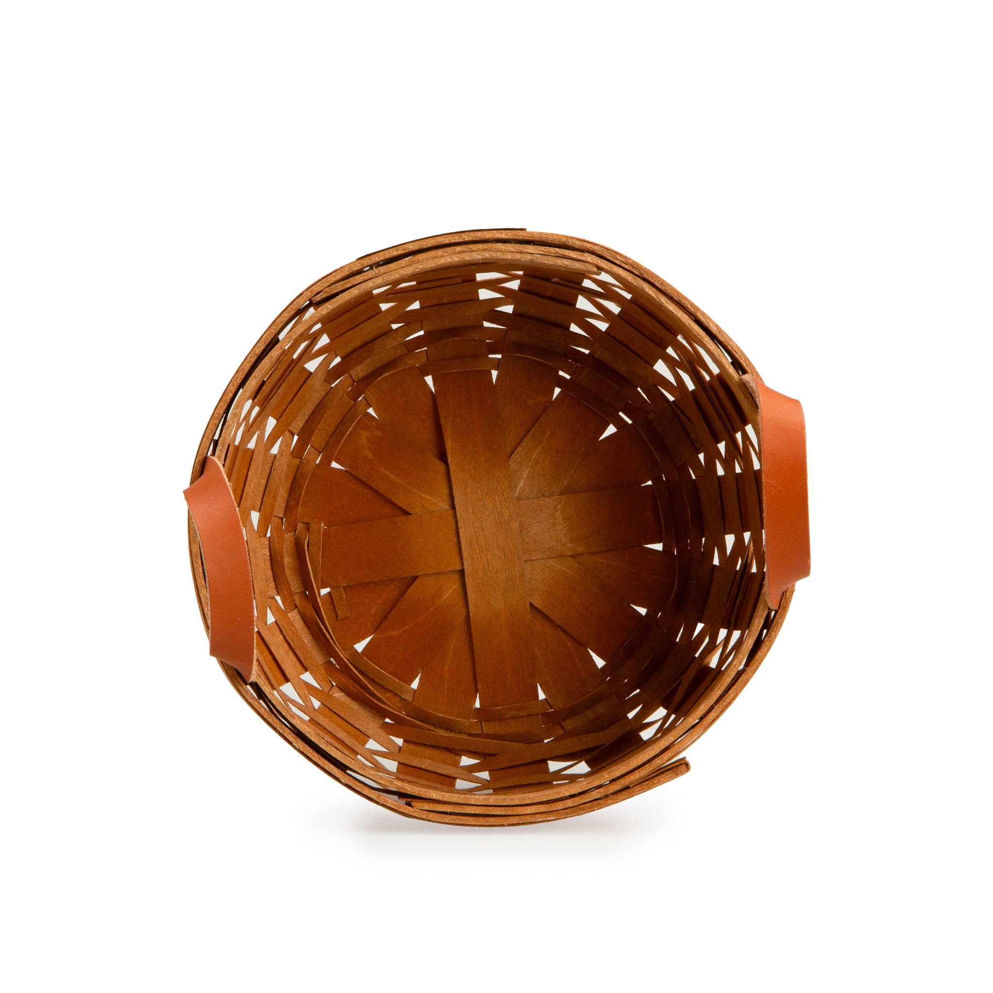 Collector's Heritage Button Basket with Protector - Warm Brown - Image 7