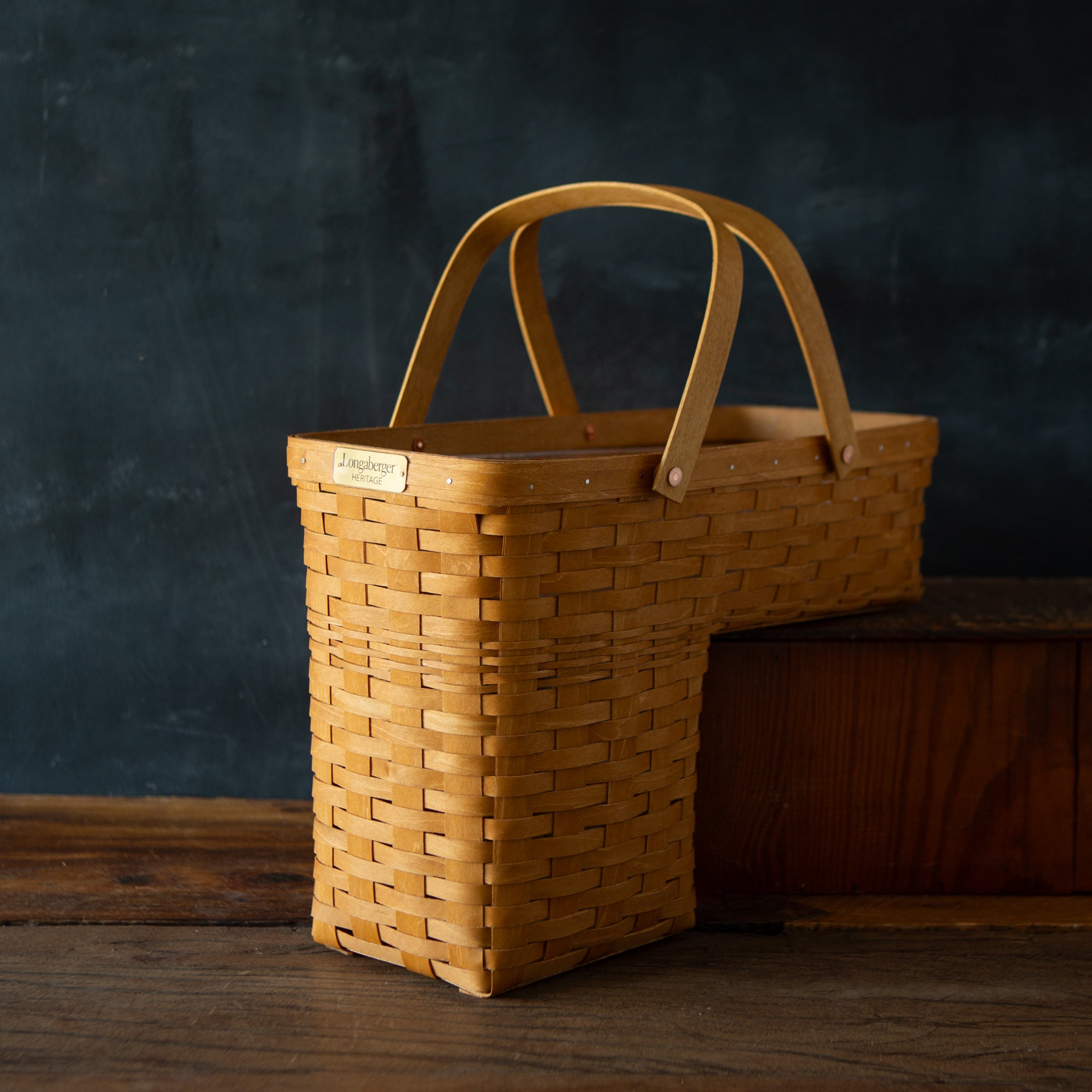 Collector's Heritage Stair Basket with Protector - Warm Brown - Image 5
