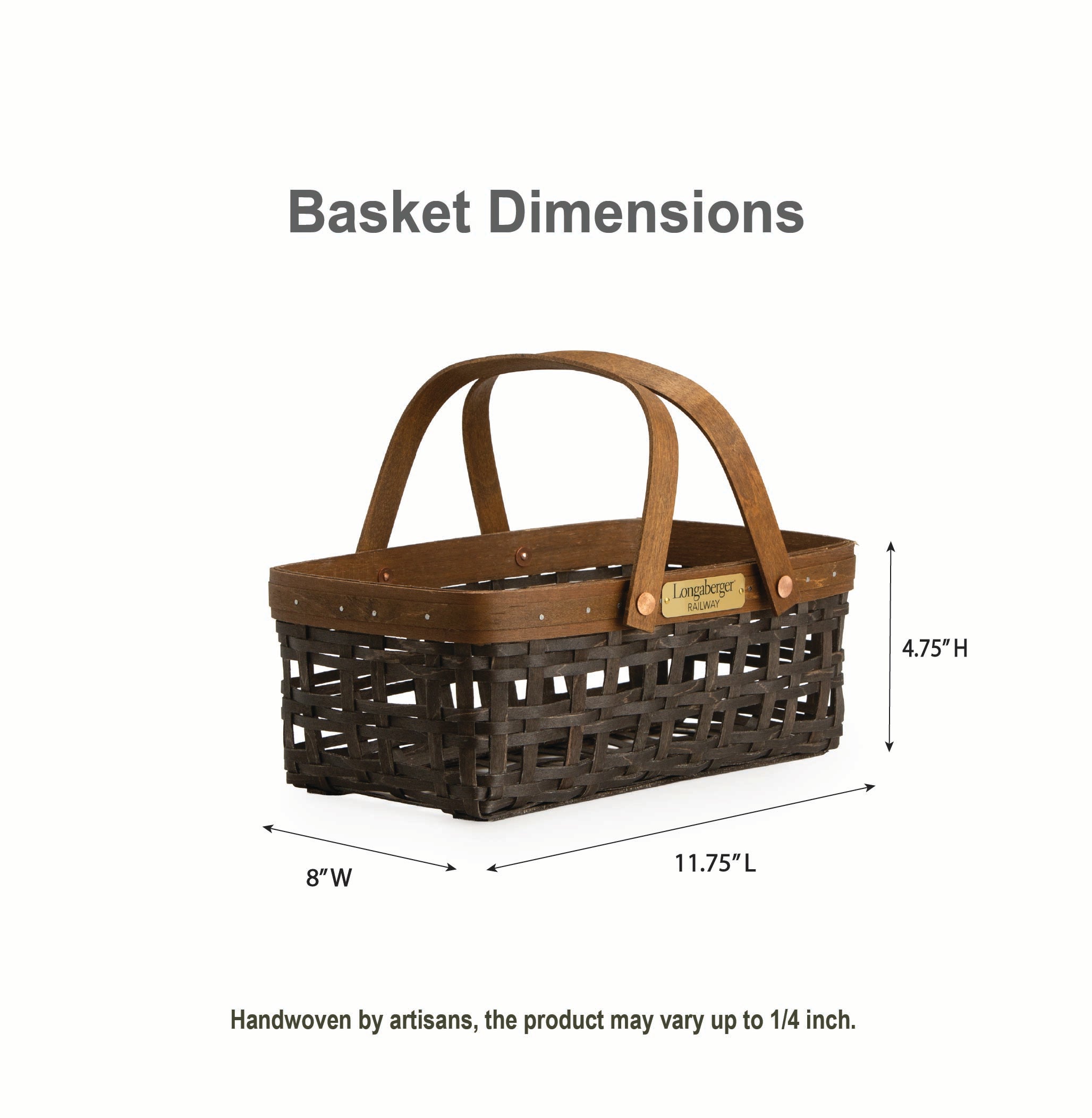 Collector's Railway Depot Basket with Protector - Vintage - Image 2