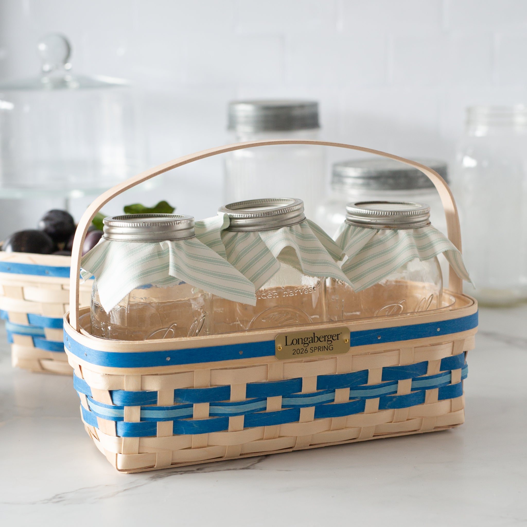 Collector's Spring Canning Basket with Protector - Blueberry - Image 2